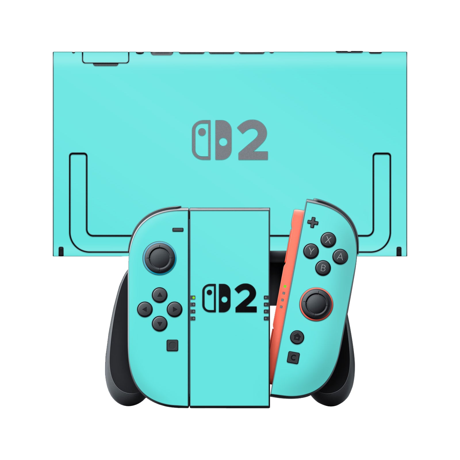 [2 Pack] Armorsuit MilitaryShield Vinyl Skin Wrap Film for Nintendo Switch 2 (2025)