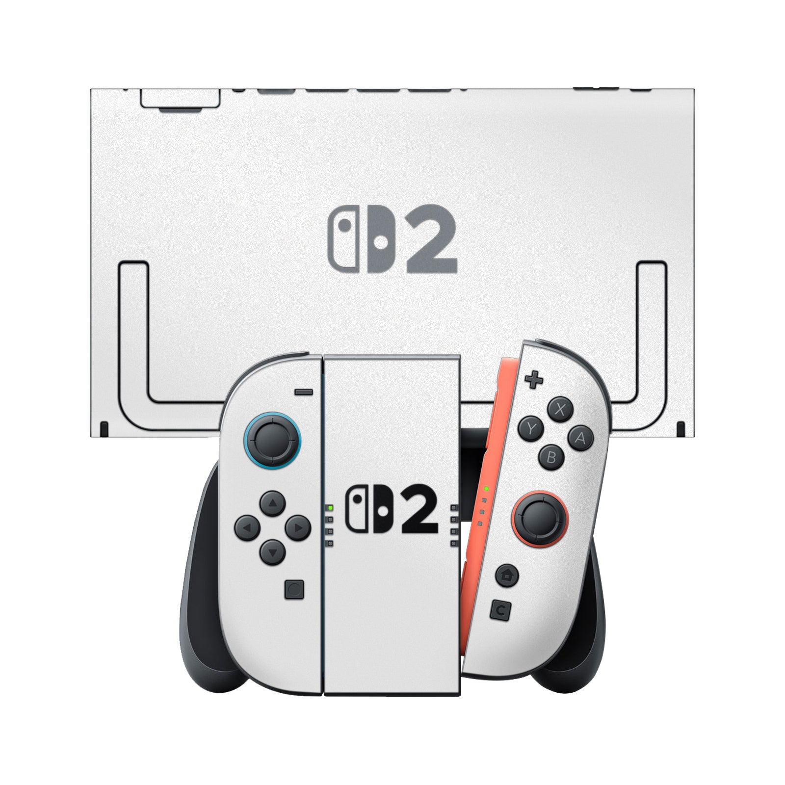 [2 Pack] Armorsuit MilitaryShield Vinyl Skin Wrap Film for Nintendo Switch 2 (2025)