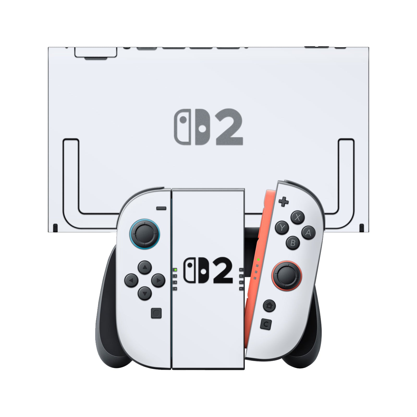 [2 Pack] Armorsuit MilitaryShield Vinyl Skin Wrap Film for Nintendo Switch 2 (2025)