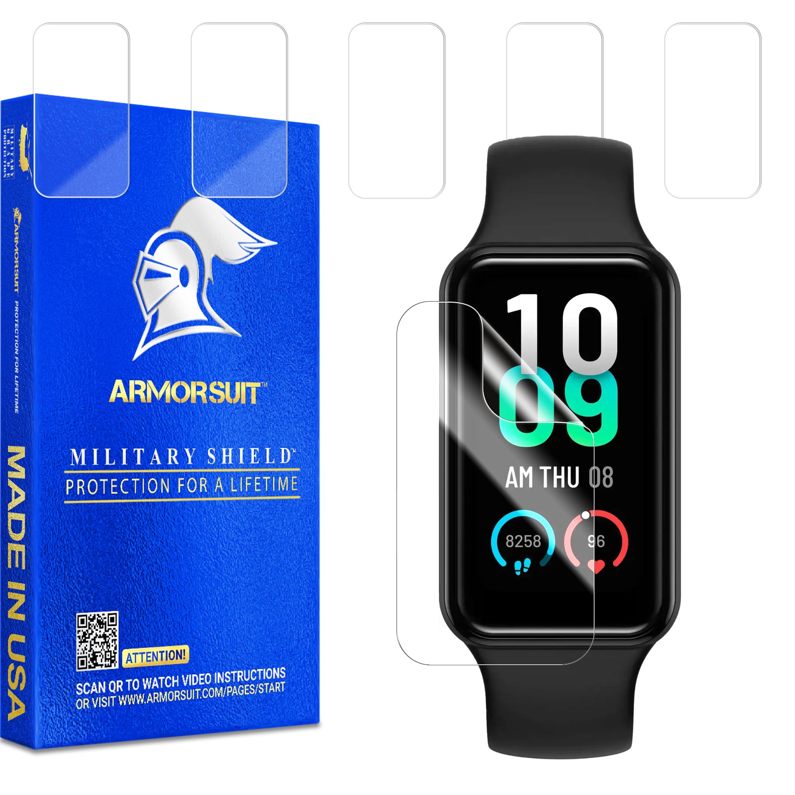 ArmorSuit 6 Pack for Amazfit Band 7 Fitness Tracker Screen Protector