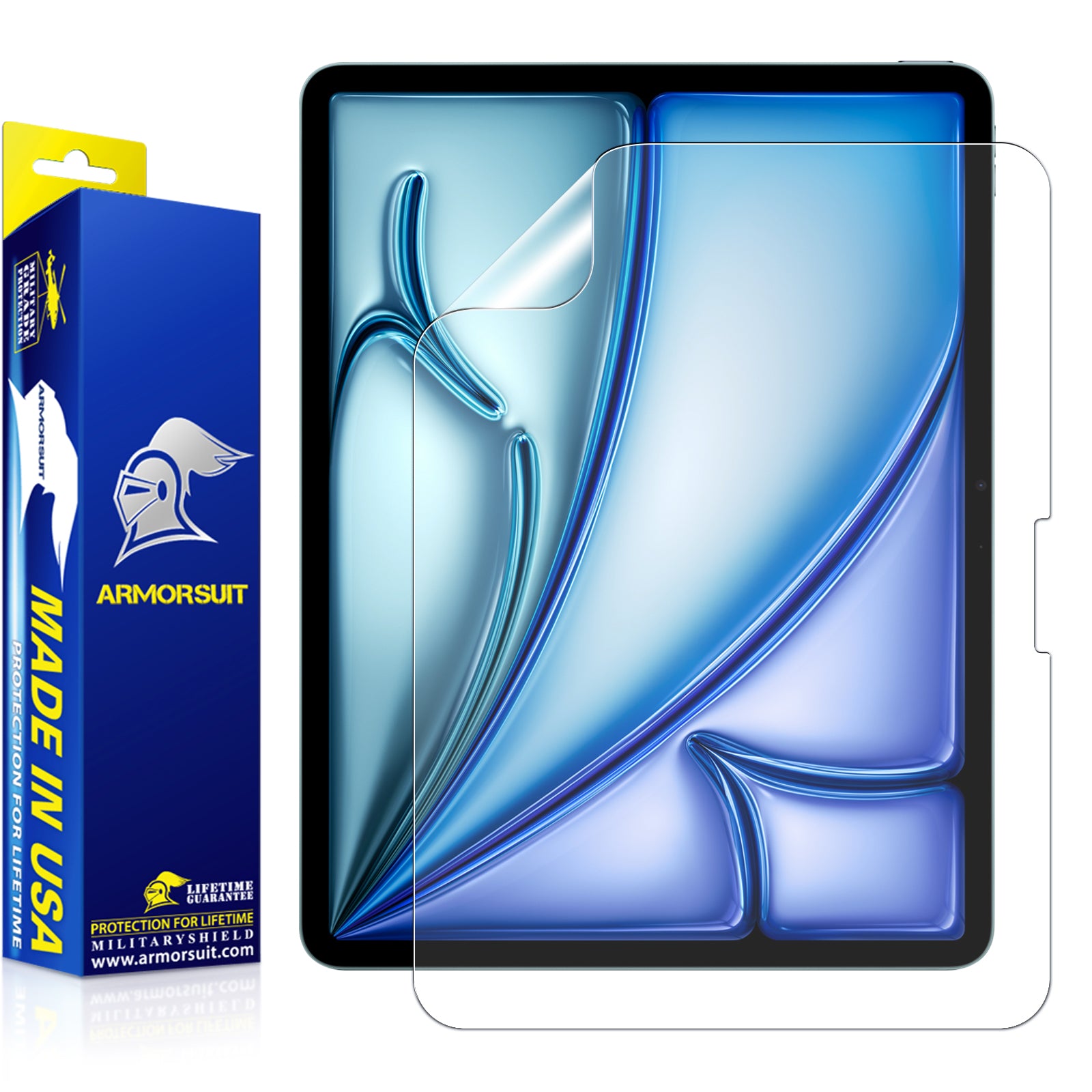 [2 Pack] ArmorSuit MilitaryShield Screen Protector Film for iPad Air 11 Inch (6th Gen, 2024)