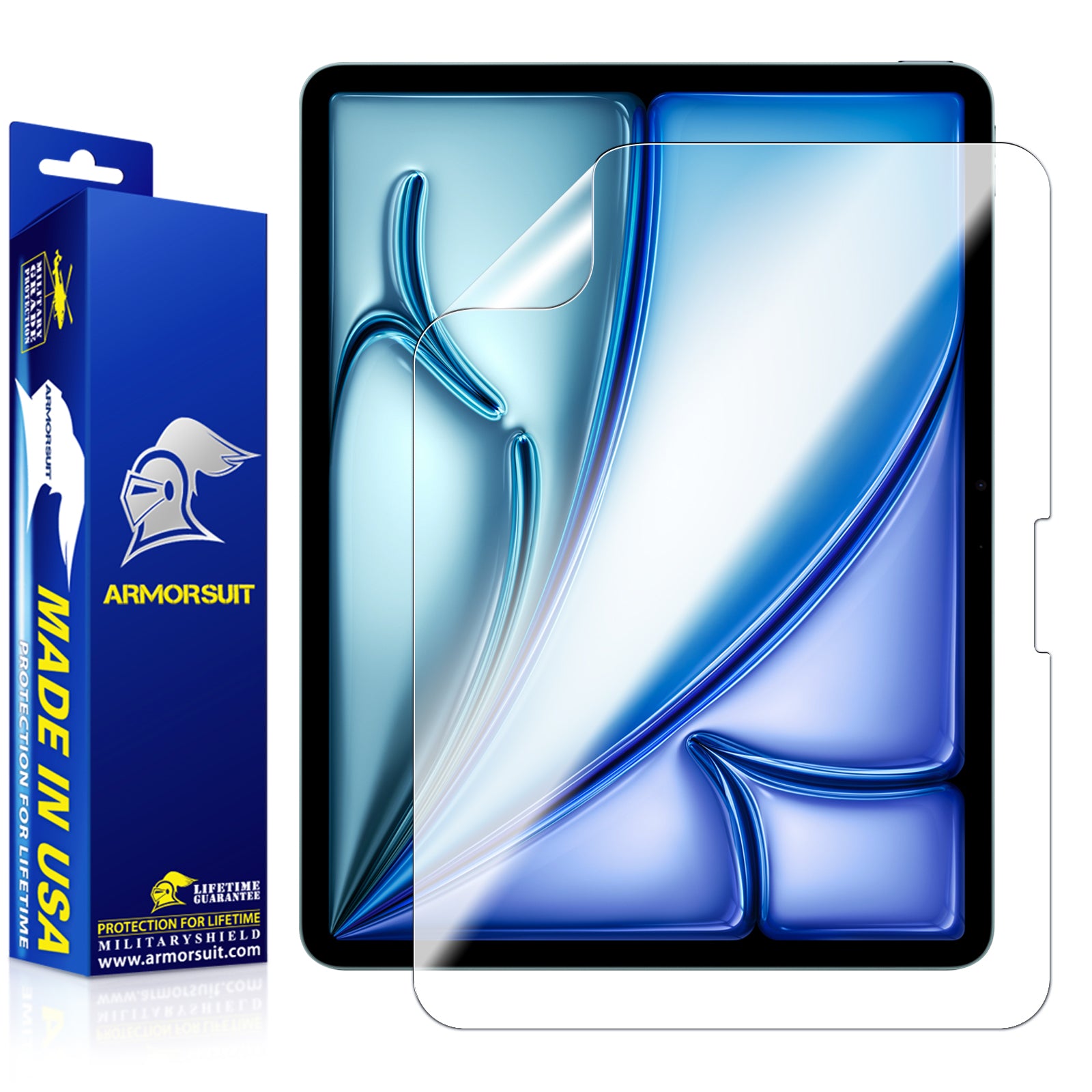 [2 Pack] ArmorSuit MilitaryShield Screen Protector Film for iPad Air 11 Inch (6th Gen, 2024)