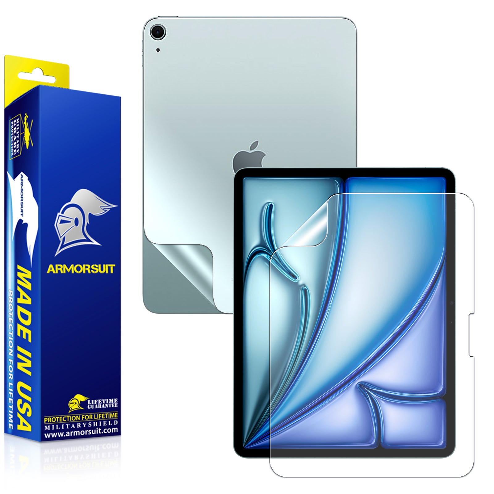 [2 Pack] Apple iPad Air M3 (2025) Max Coverage Screen Protector