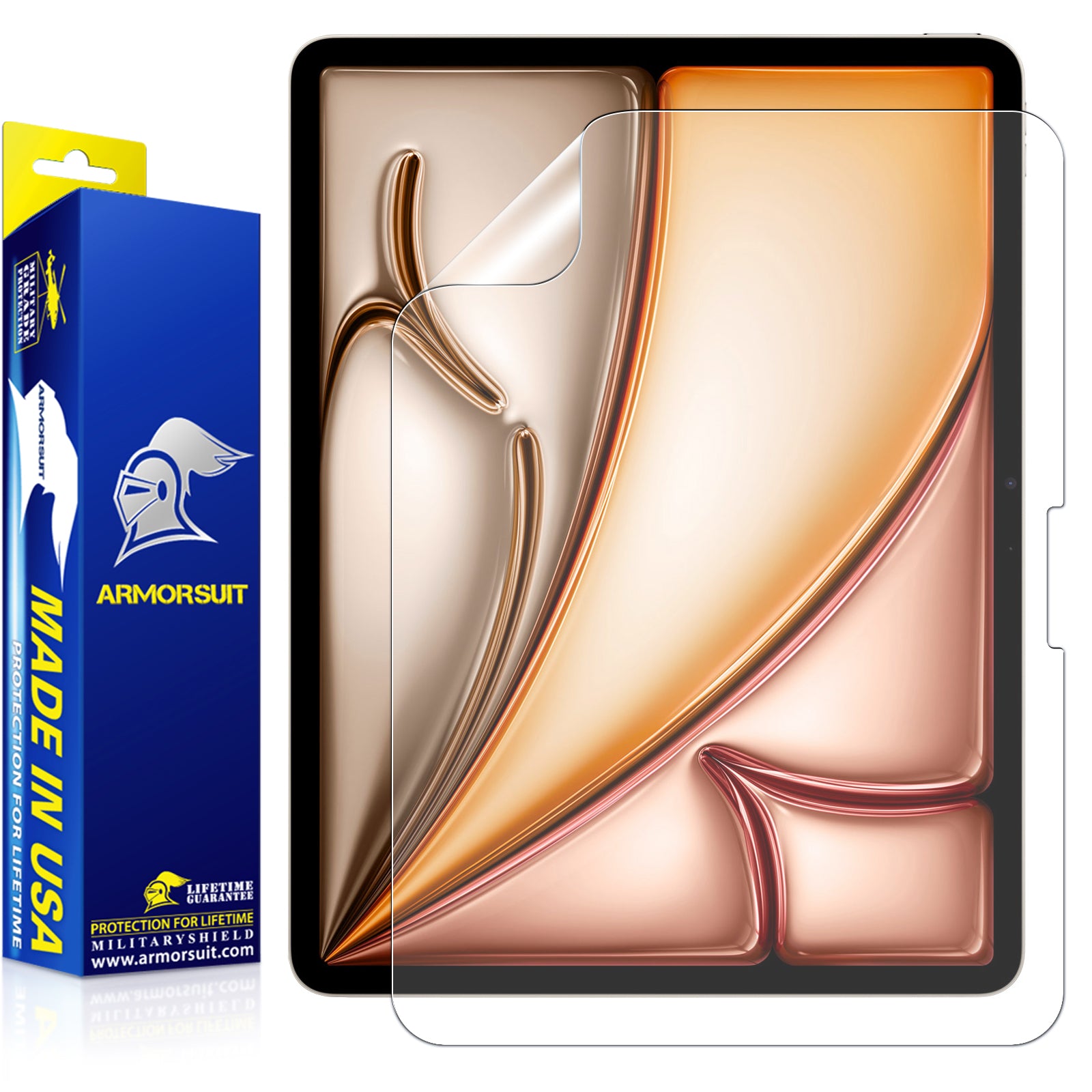 [2 Pack] Apple iPad Air M3 (2025) Max Coverage Screen Protector
