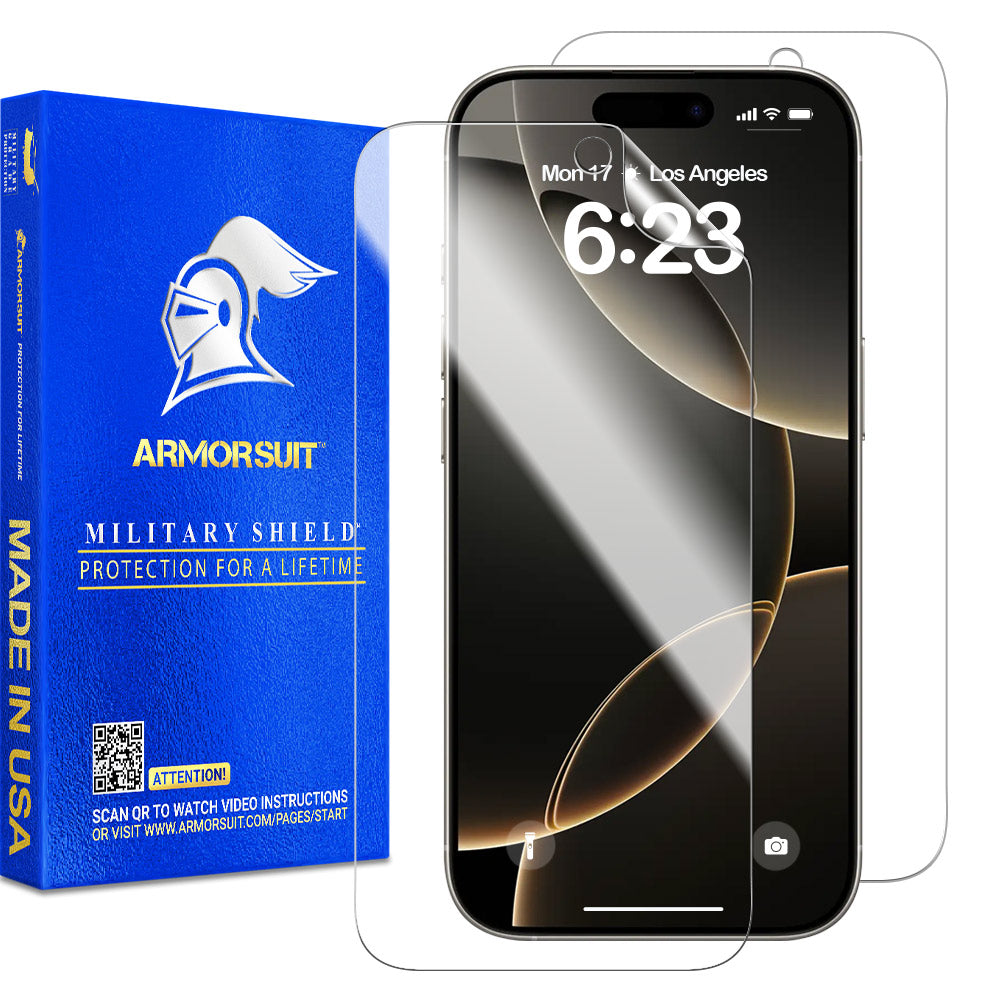 [2 Pack] ArmorSuit MilitaryShield Screen Protector for Apple iPhone 16 Pro