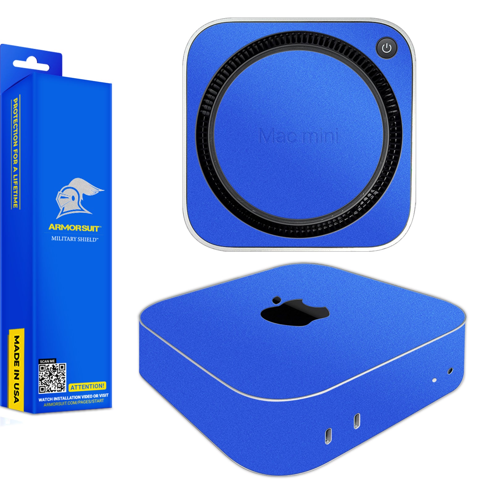 [2 Pack] ArmorSuit MilitaryShield Vinyl Skin Wrap for Apple Mac Mini (2024)