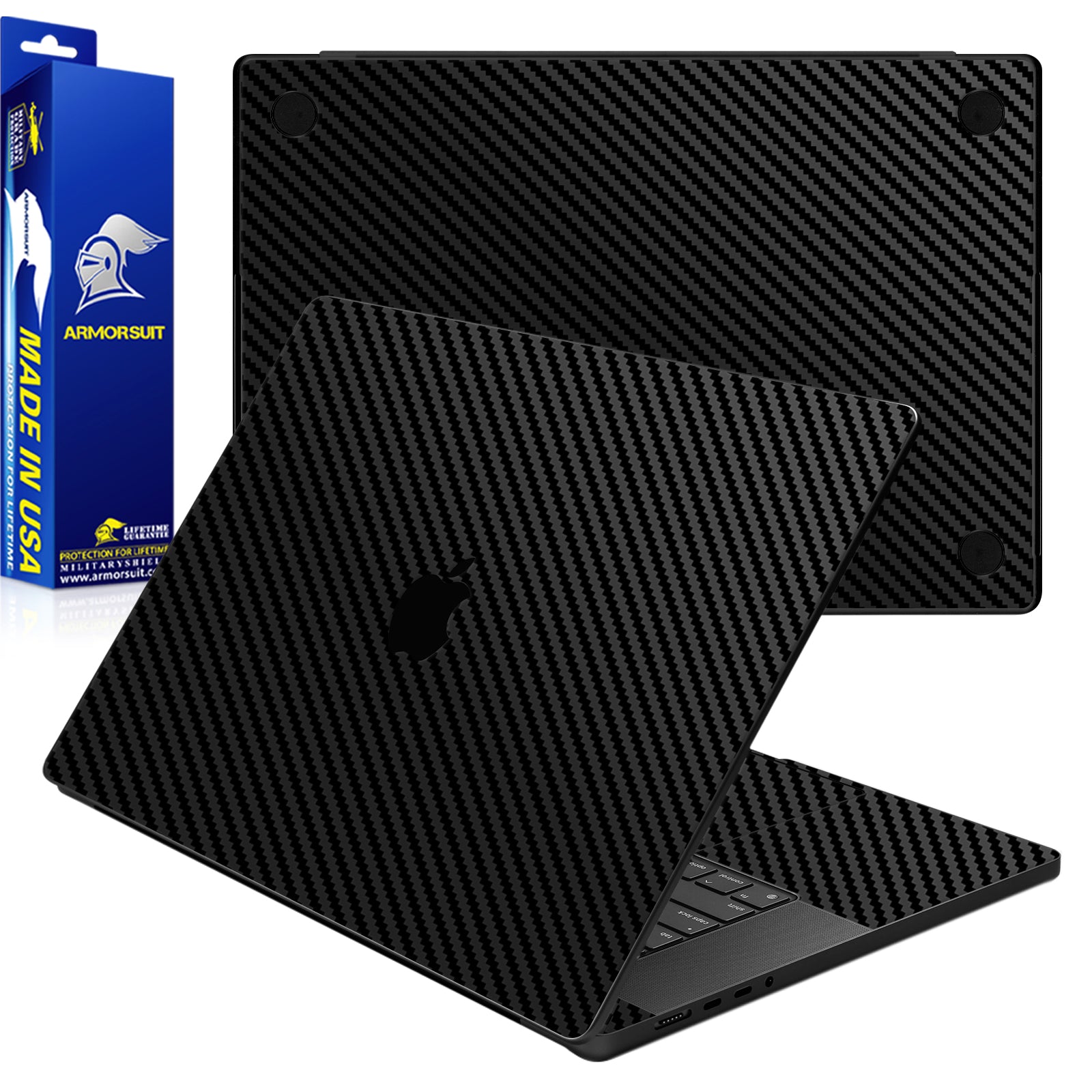 [2 Pack] Armorsuit MilitaryShield Skin Wrap Film for Macbook Pro M4 (16 Inch, 2024)