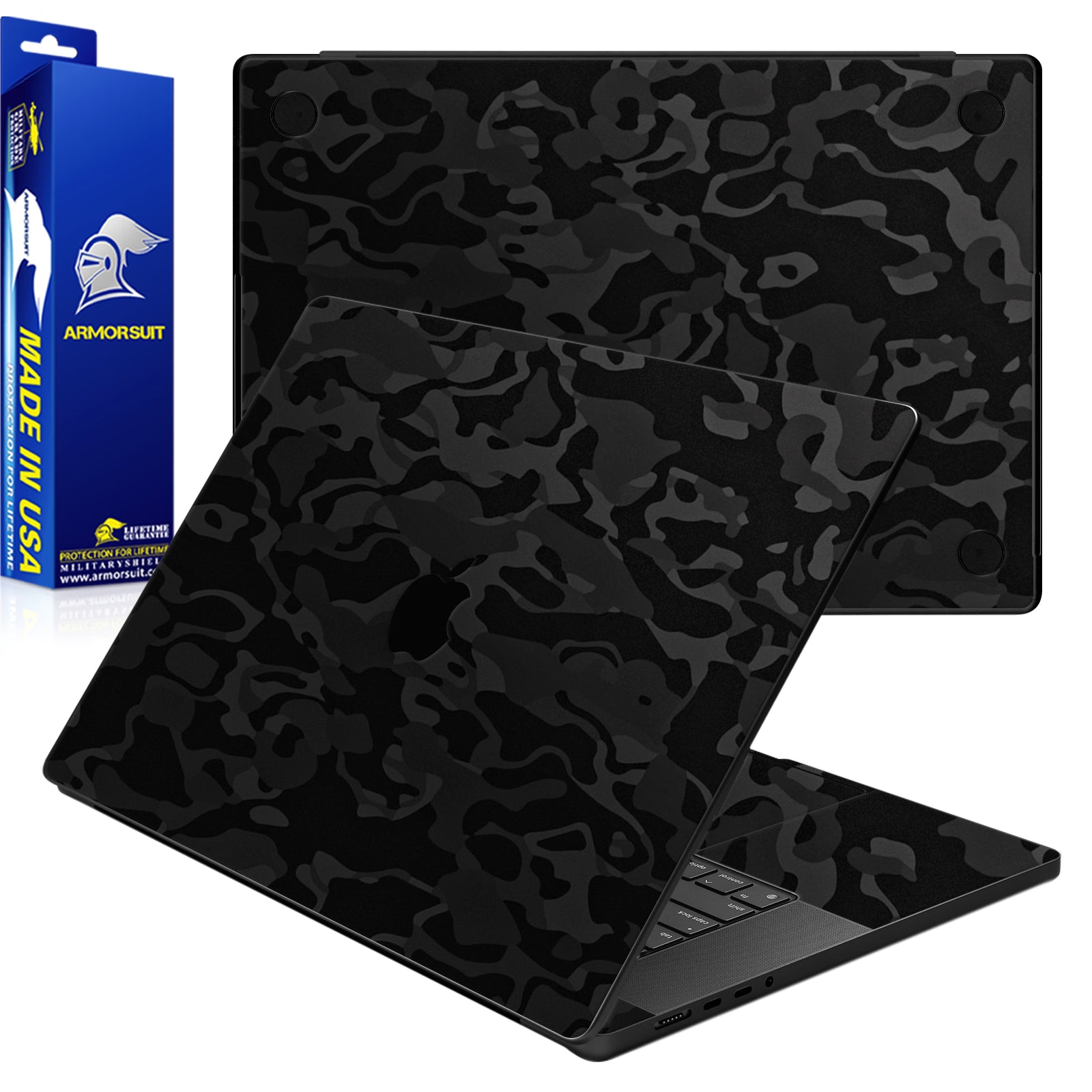 [2 Pack] Armorsuit MilitaryShield Skin Wrap Film for Macbook Pro M4 (16 Inch, 2024)
