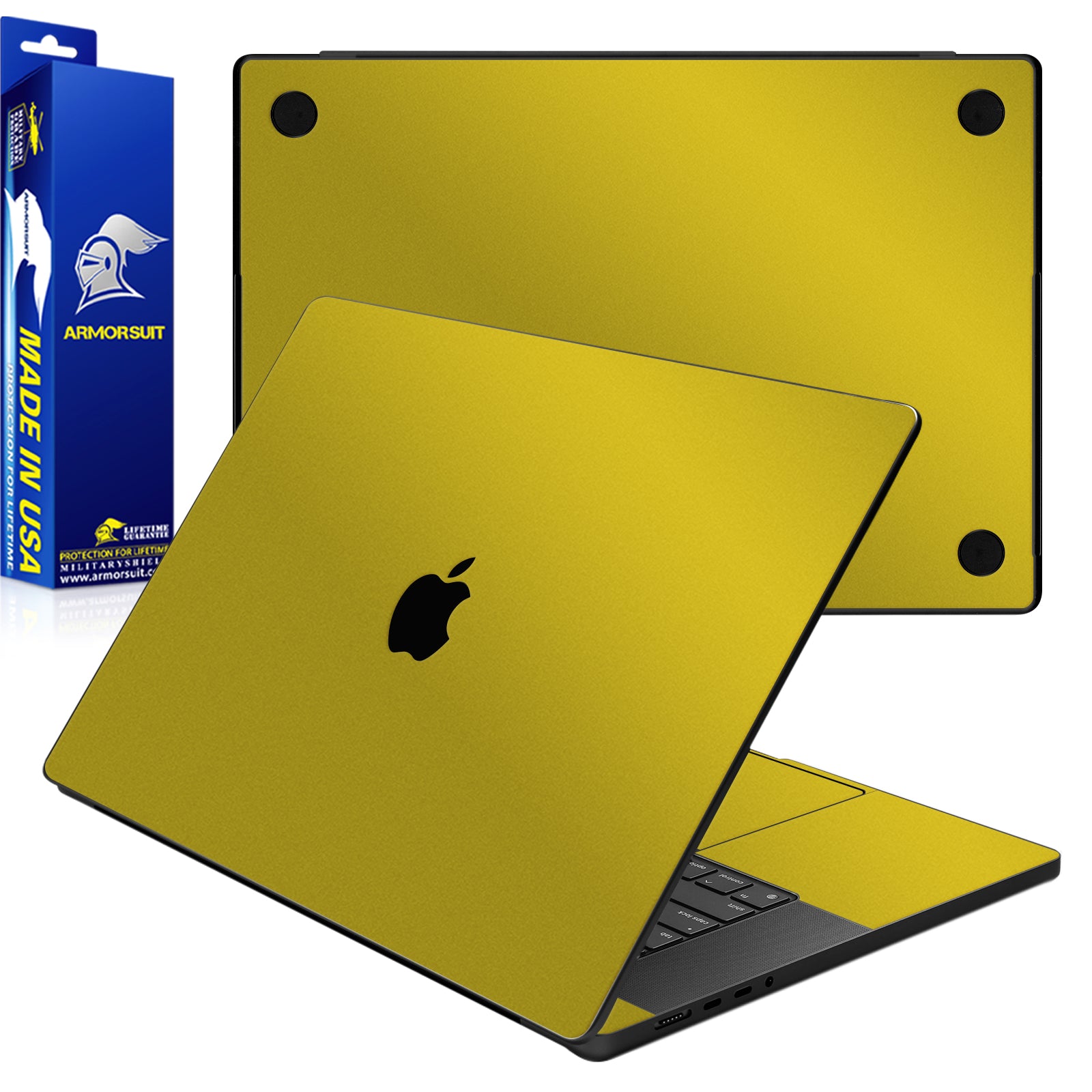 [2 Pack] Armorsuit MilitaryShield Skin Wrap Film for Macbook Pro M4 (16 Inch, 2024)