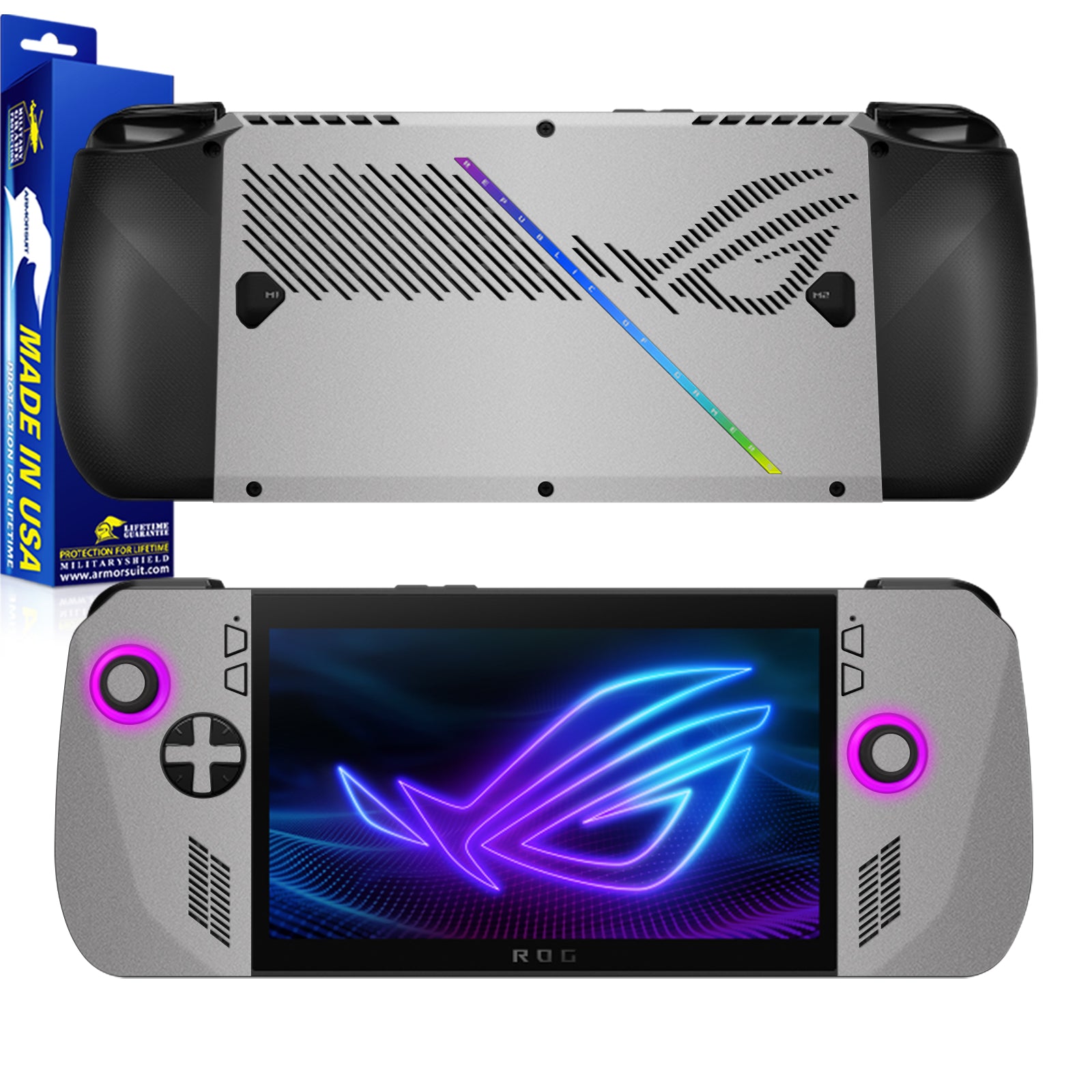 [2 Pack] ArmorSuit MilitaryShield Vinyl Skin Wrap for ASUS ROG Ally X (2024)