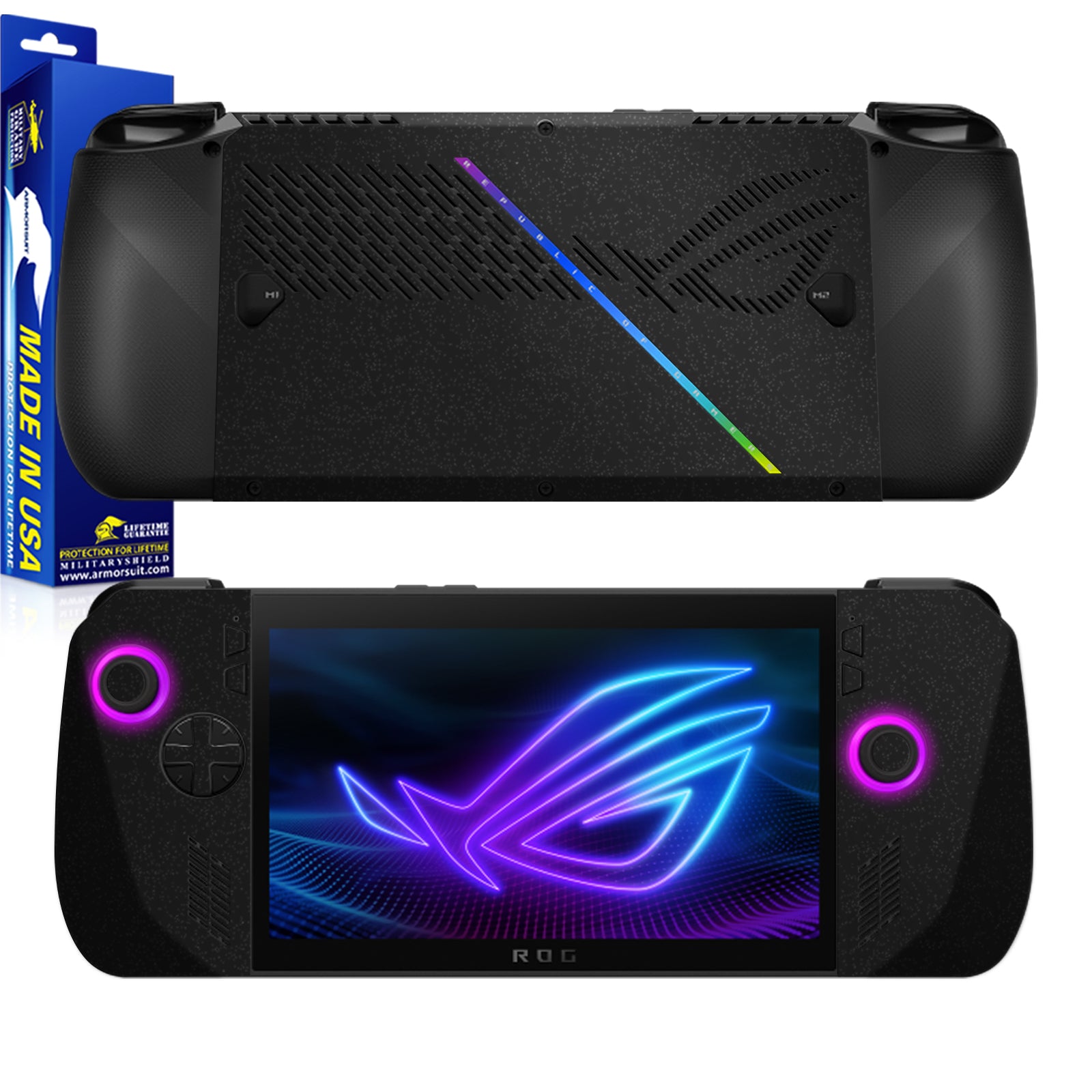 [2 Pack] ArmorSuit MilitaryShield Vinyl Skin Wrap for ASUS ROG Ally X (2024)