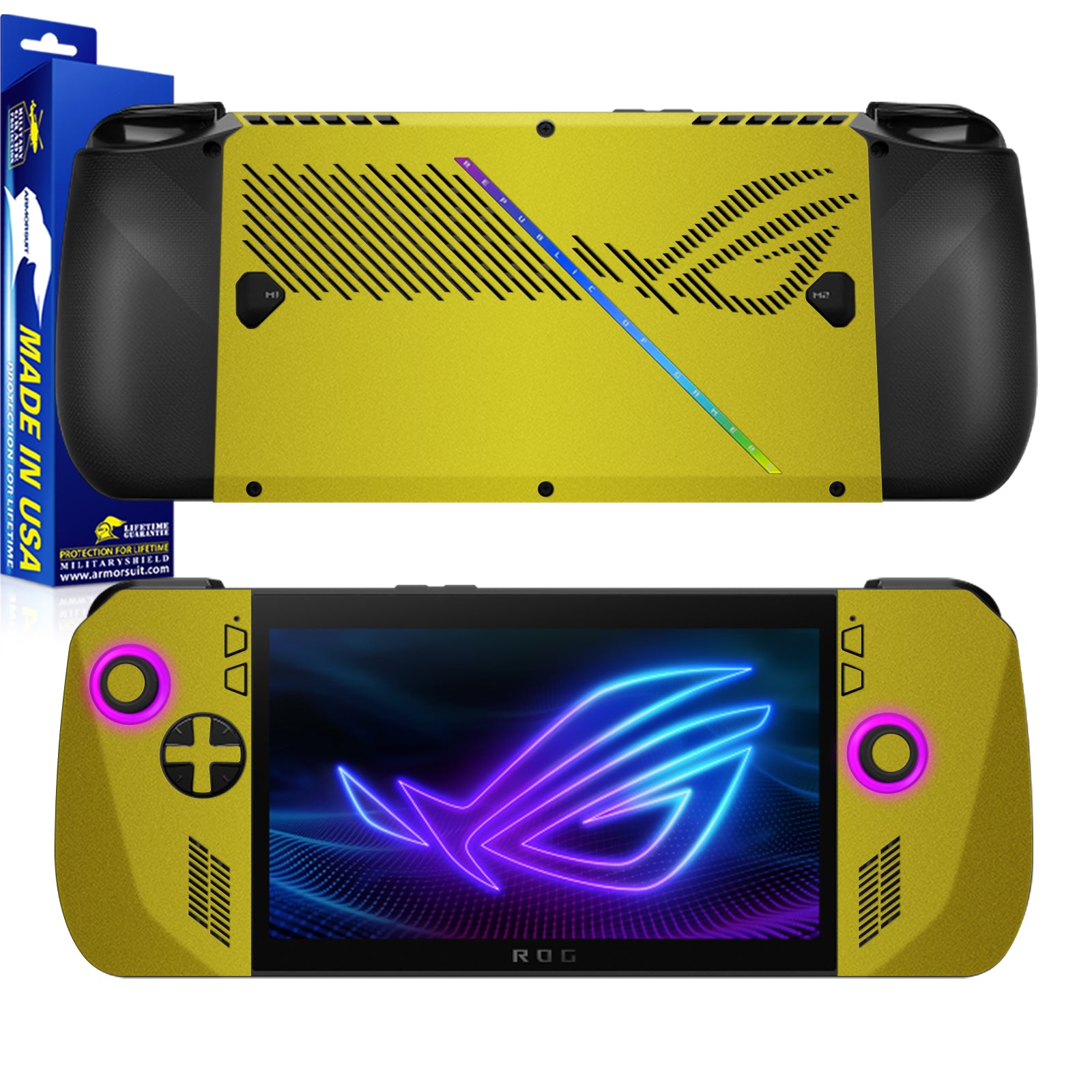 [2 Pack] ArmorSuit MilitaryShield Vinyl Skin Wrap for ASUS ROG Ally X (2024)