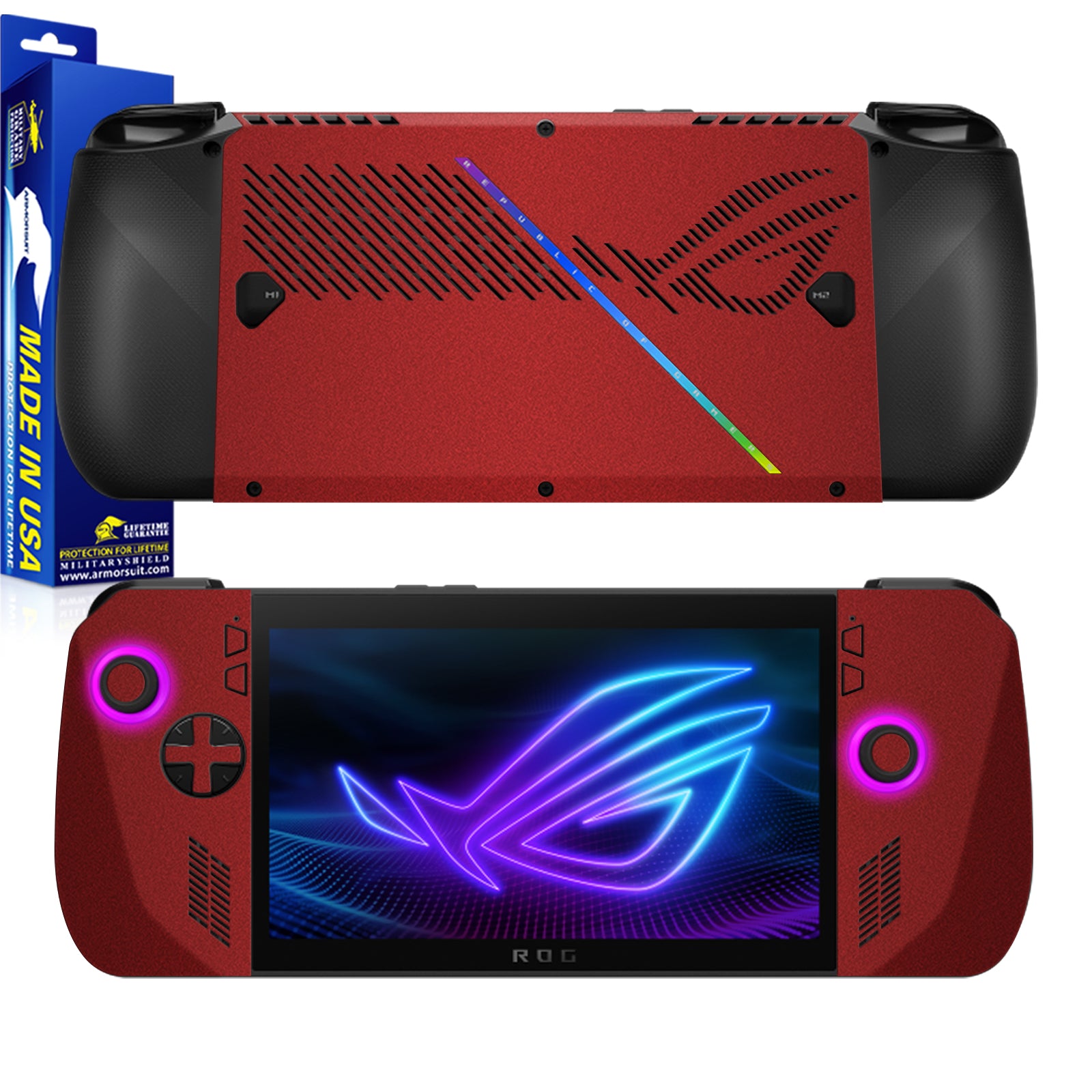 [2 Pack] ArmorSuit MilitaryShield Vinyl Skin Wrap for ASUS ROG Ally X (2024)