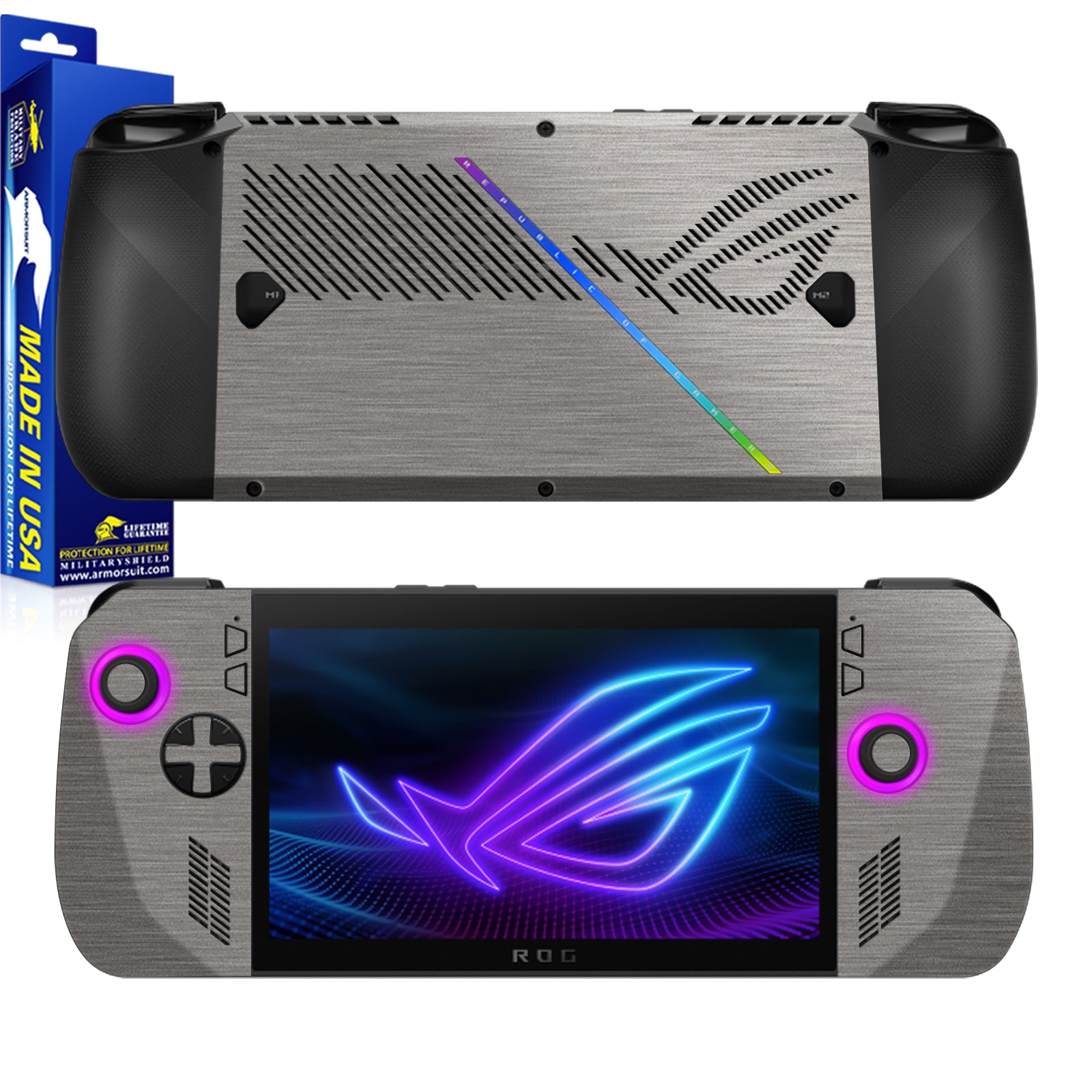 [2 Pack] ArmorSuit MilitaryShield Vinyl Skin Wrap for ASUS ROG Ally X (2024)