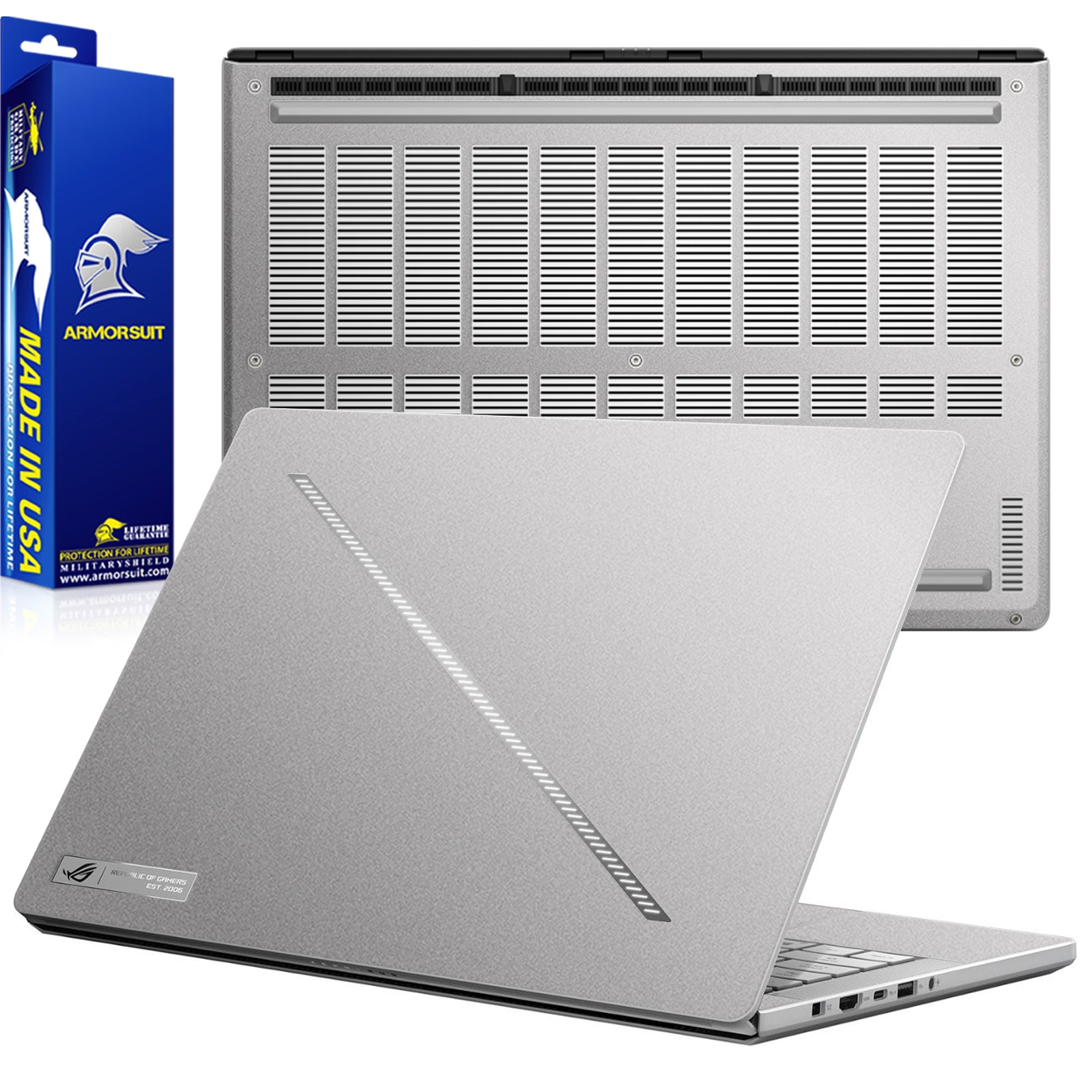 [2 Pack] Armorsuit MilitaryShield Vinyl Skin Wrap Film for Asus Zephyrus G14 (2024)