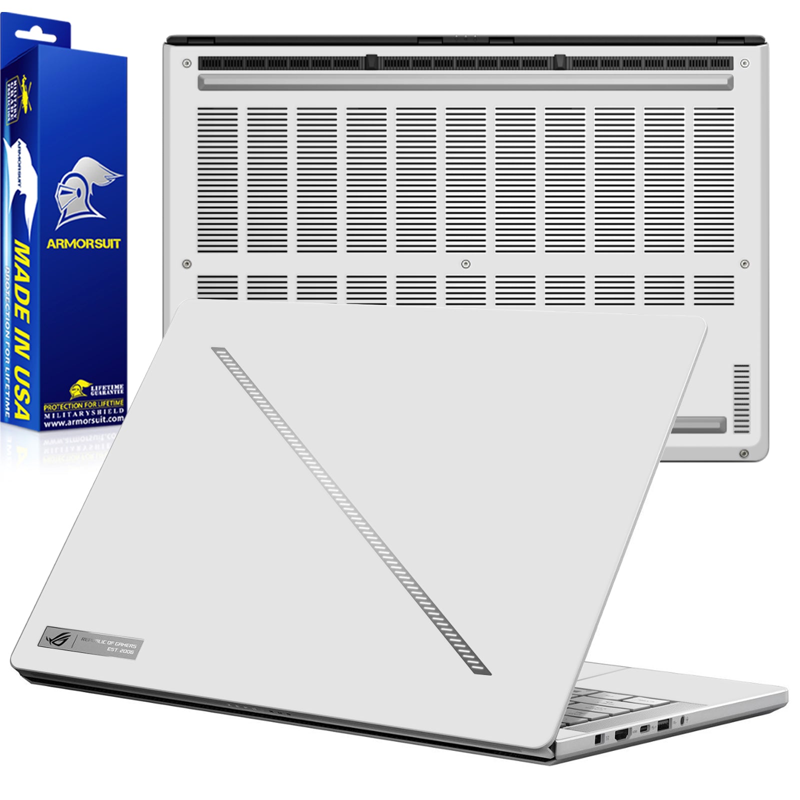 [2 Pack] Armorsuit MilitaryShield Vinyl Skin Wrap Film for Asus Zephyrus G14 (2024)