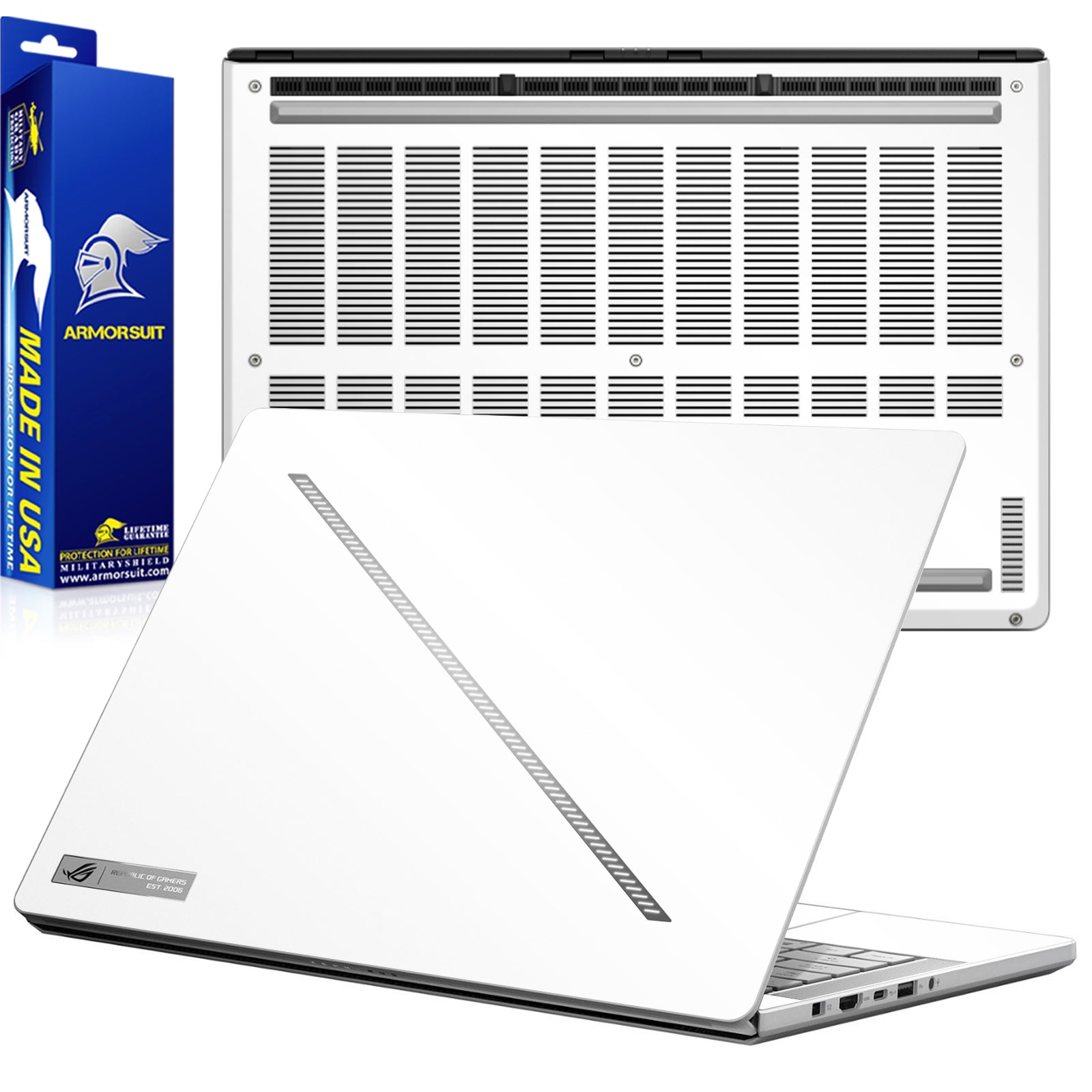 [2 Pack] Armorsuit MilitaryShield Vinyl Skin Wrap Film for Asus Zephyrus G14 (2024)