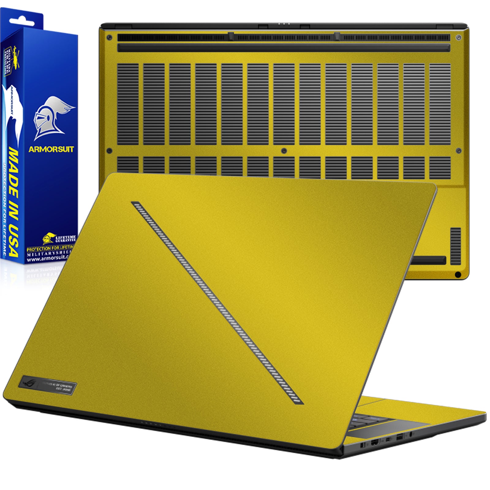 [2 Pack] Armorsuit MilitaryShield Vinyl Skin Wrap Film for Asus Zephyrus G16 (2024)