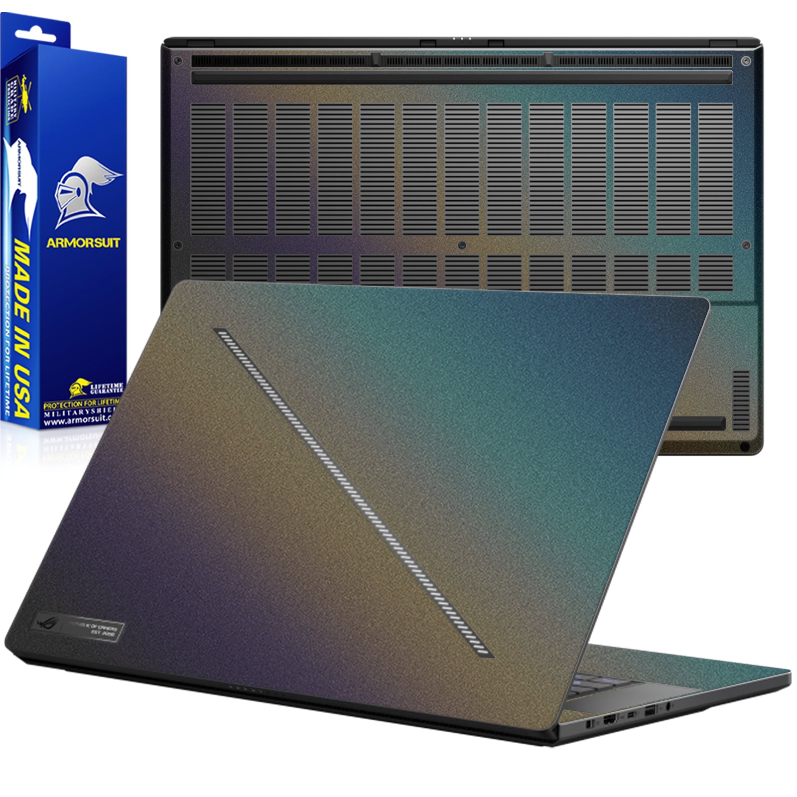 [2 Pack] Armorsuit MilitaryShield Vinyl Skin Wrap Film for Asus Zephyrus G16 (2024)