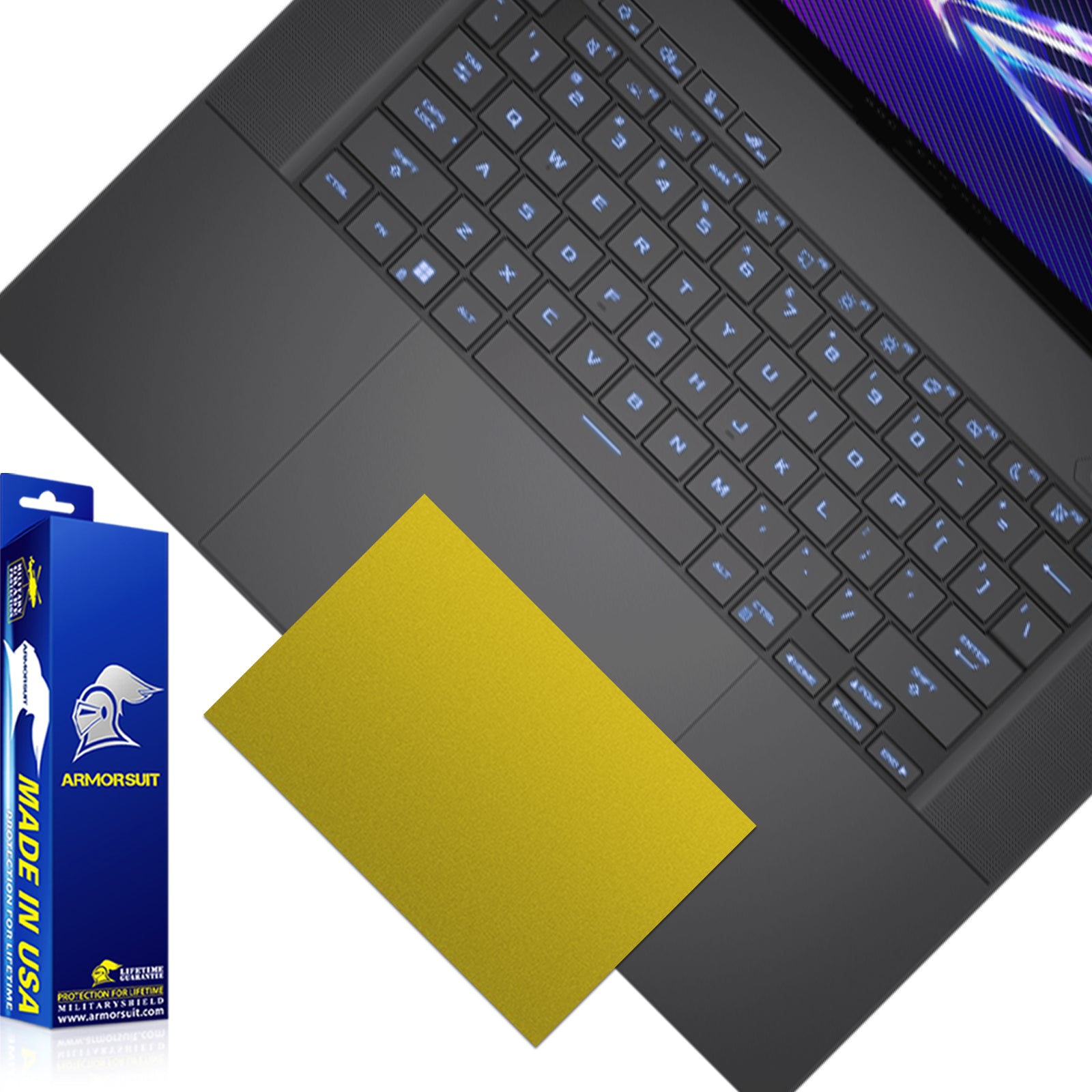 [2 Pack] Armorsuit MilitaryShield Vinyl Skin Wrap Film for Asus Zephyrus G16 (2024)