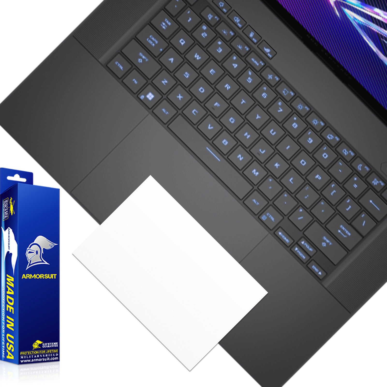 [2 Pack] Armorsuit MilitaryShield Vinyl Skin Wrap Film for Asus Zephyrus G16 (2024)