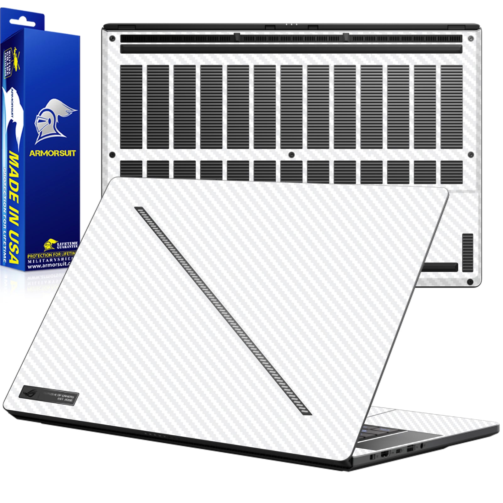 [2 Pack] Armorsuit MilitaryShield Vinyl Skin Wrap Film for Asus Zephyrus G16 (2024)