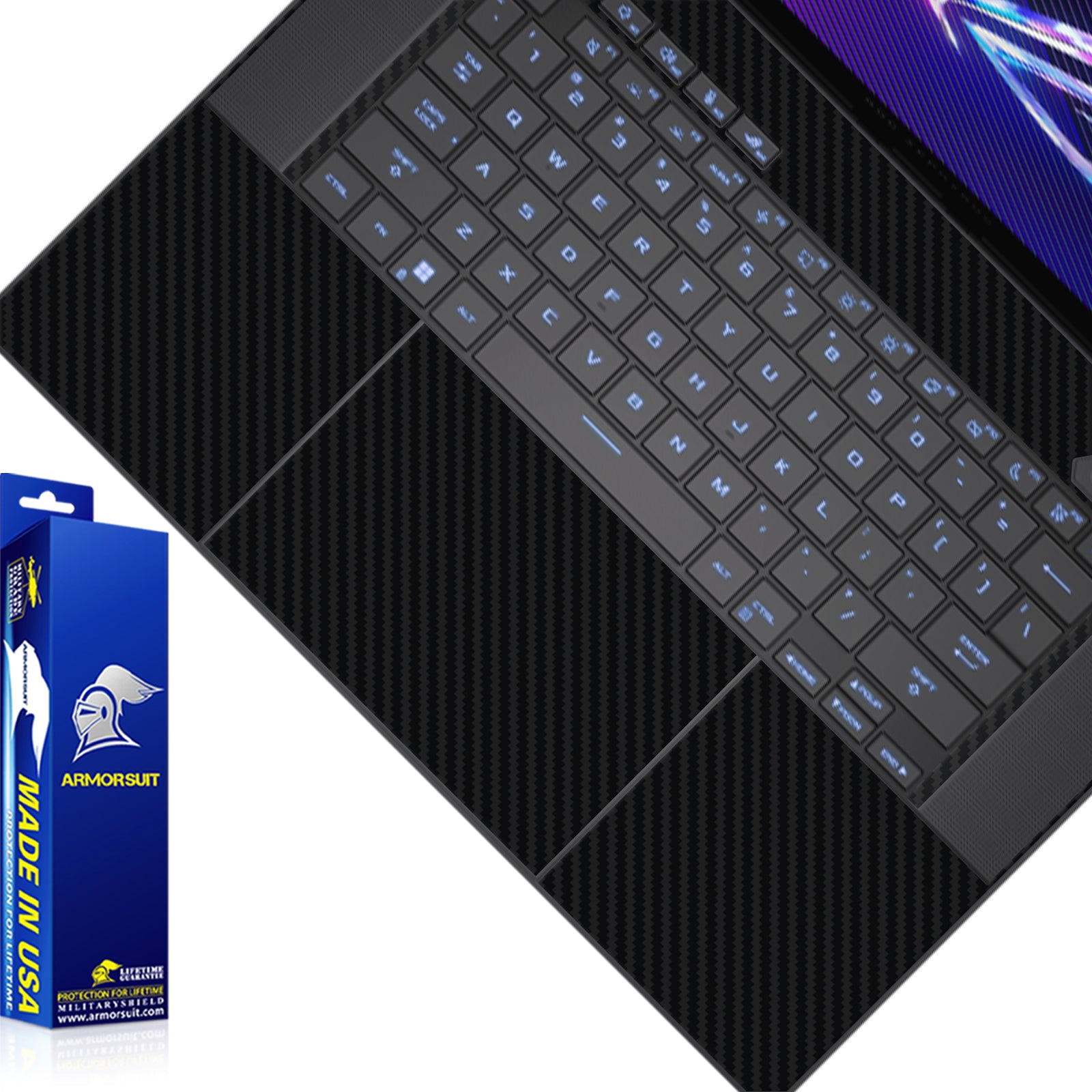 [2 Pack] Armorsuit MilitaryShield Vinyl Skin Wrap Film for Asus Zephyrus G16 (2024)