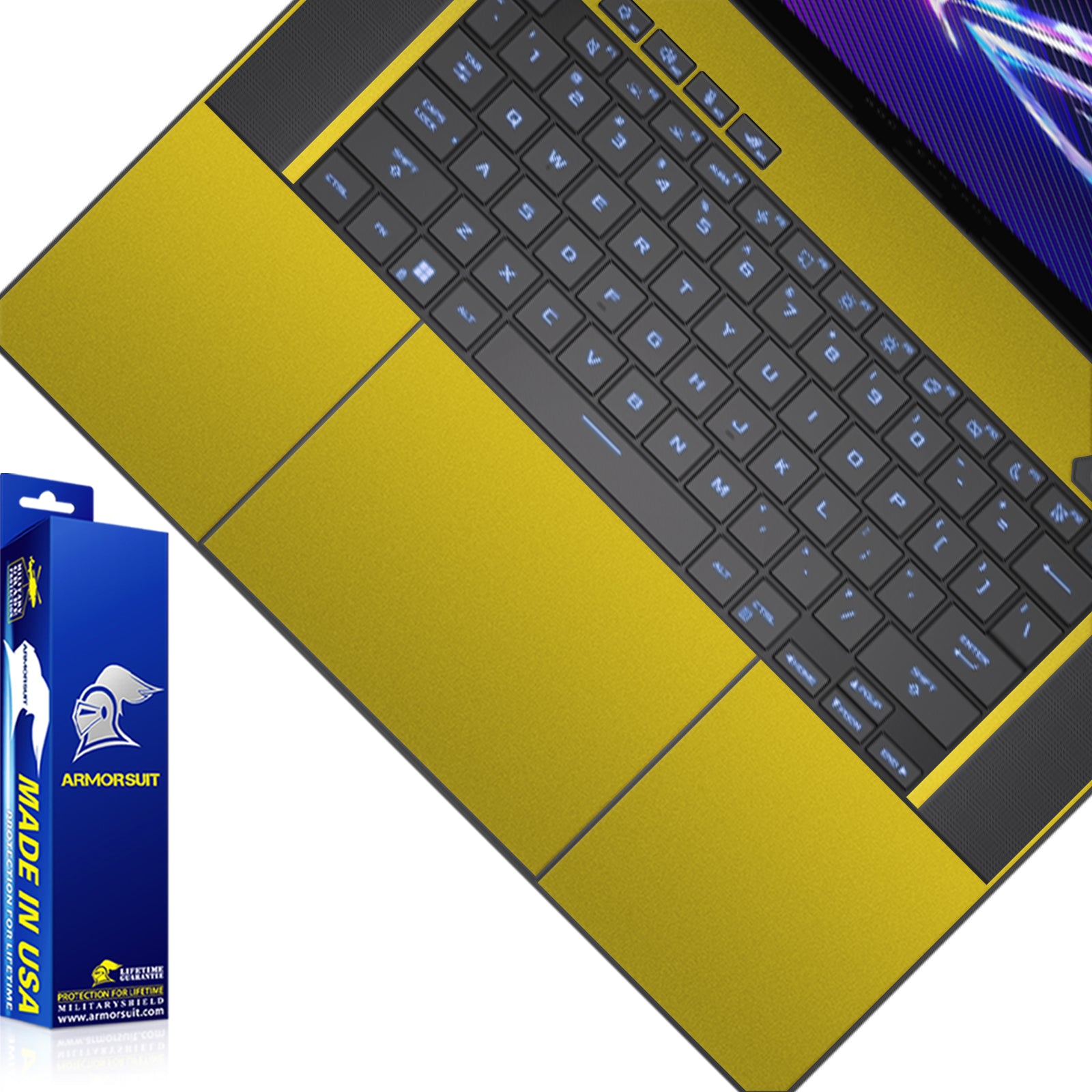 [2 Pack] Armorsuit MilitaryShield Vinyl Skin Wrap Film for Asus Zephyrus G16 (2024)