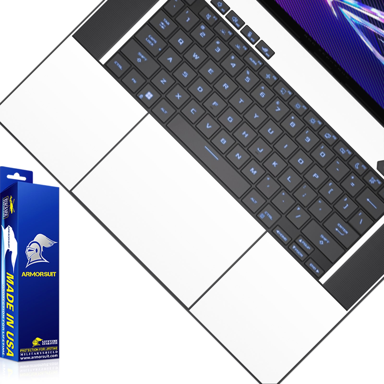 [2 Pack] Armorsuit MilitaryShield Vinyl Skin Wrap Film for Asus Zephyrus G16 (2024)