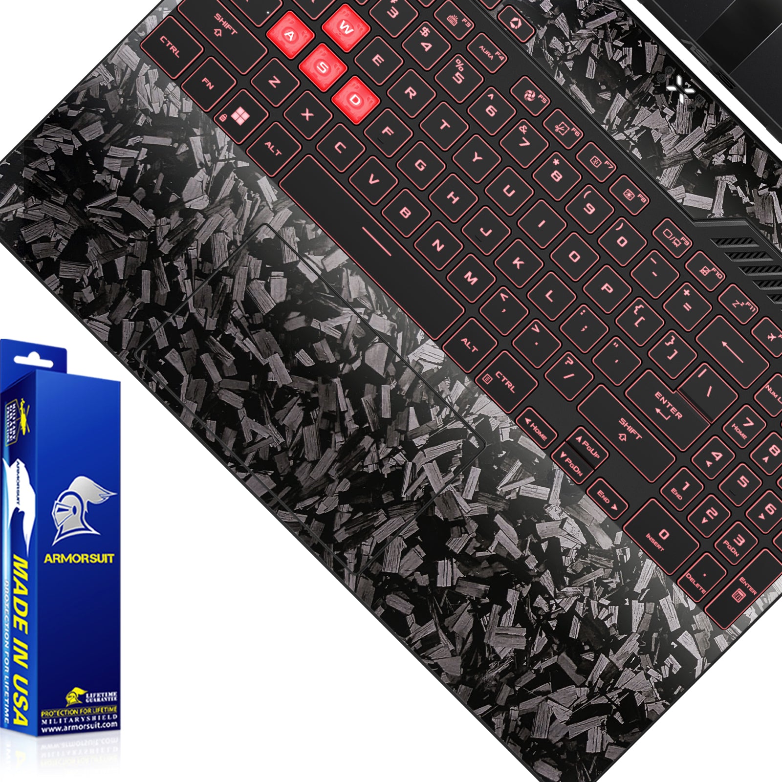 [2 Pack] Armorsuit MilitaryShield Vinyl Skin Wrap Film for Asus TUF Gaming A16 (2024) [NOT FOR FA608]