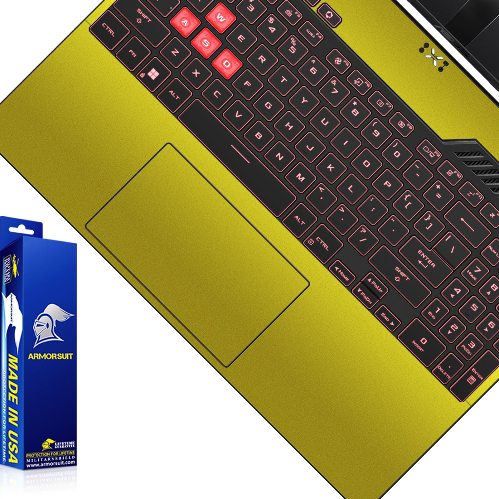 [2 Pack] Armorsuit MilitaryShield Vinyl Skin Wrap Film for Asus TUF Gaming A16 (2024) [NOT FOR FA608]