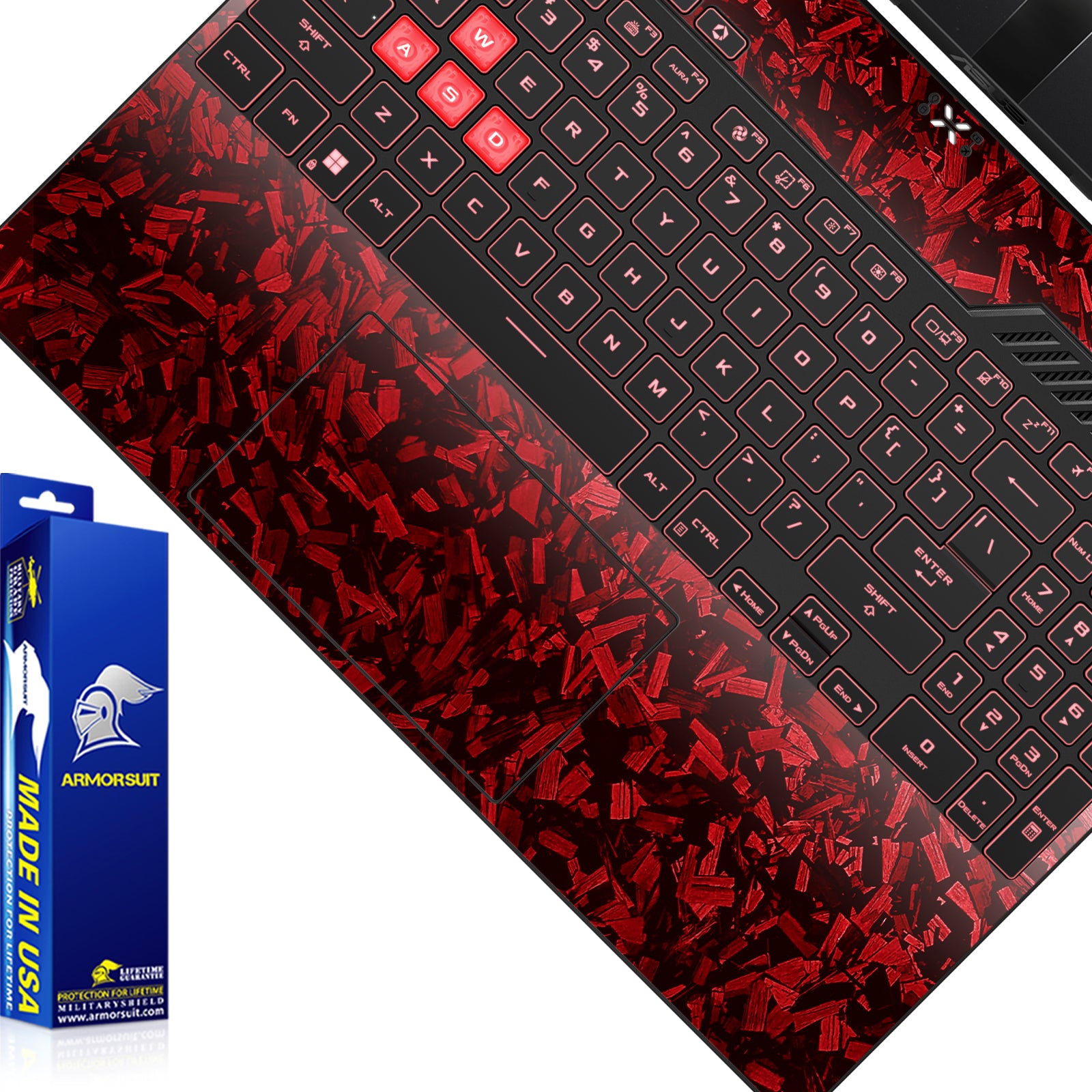 [2 Pack] Armorsuit MilitaryShield Vinyl Skin Wrap Film for Asus TUF Gaming A16 (2024) [NOT FOR FA608]