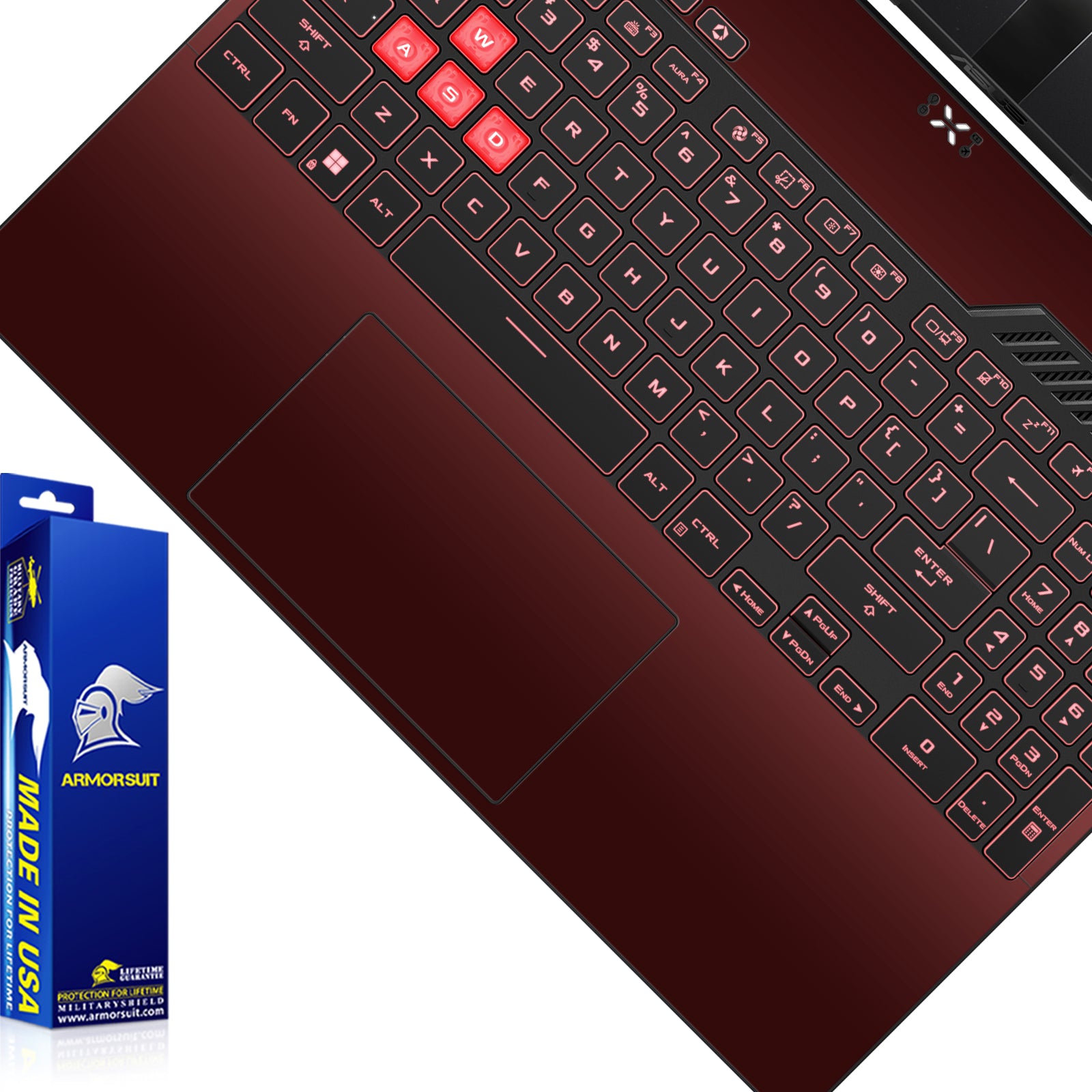 [2 Pack] Armorsuit MilitaryShield Vinyl Skin Wrap Film for Asus TUF Gaming A16 (2024) [NOT FOR FA608]