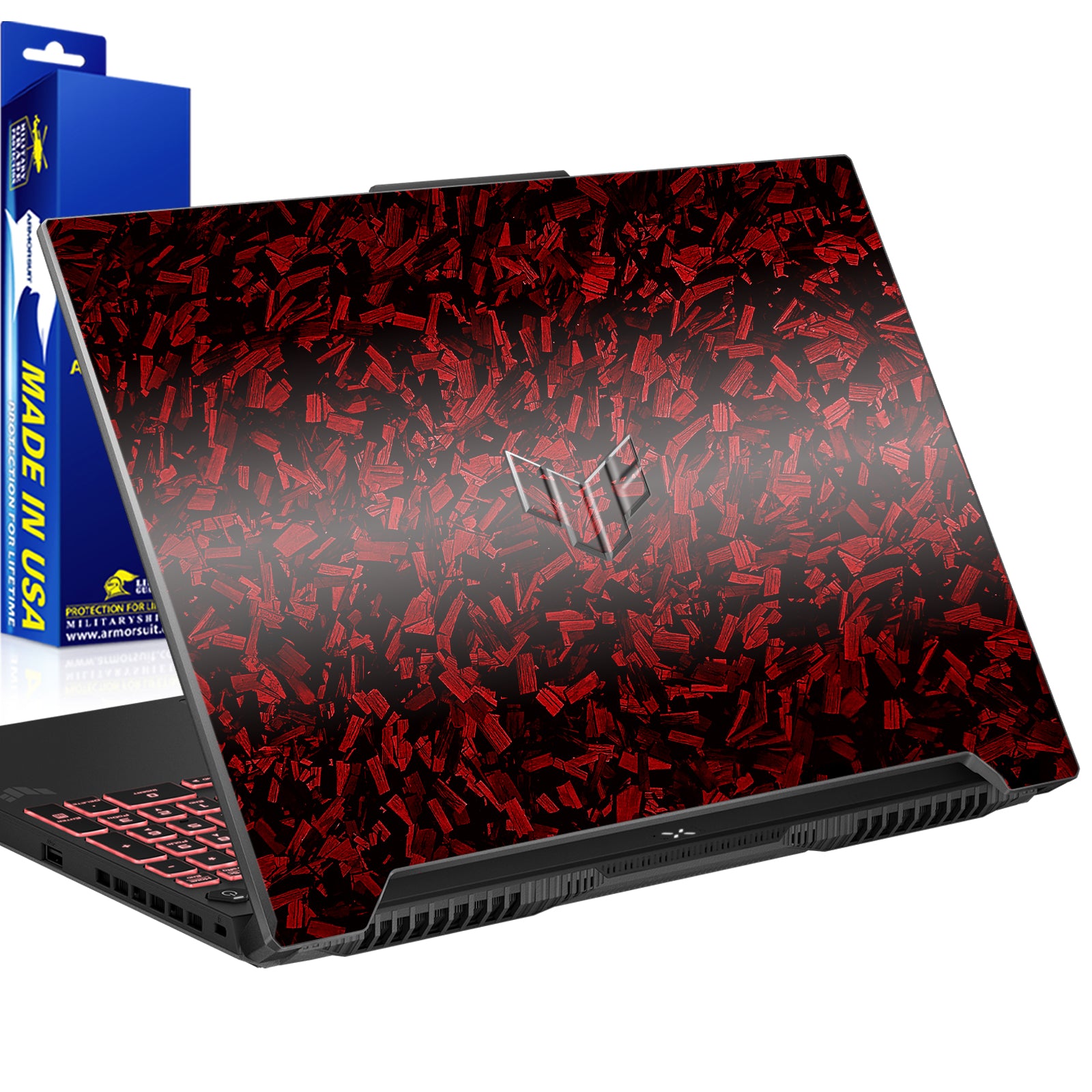 [2 Pack] Armorsuit MilitaryShield Vinyl Skin Wrap Film for Asus TUF Gaming A16 (2024) [NOT FOR FA608]