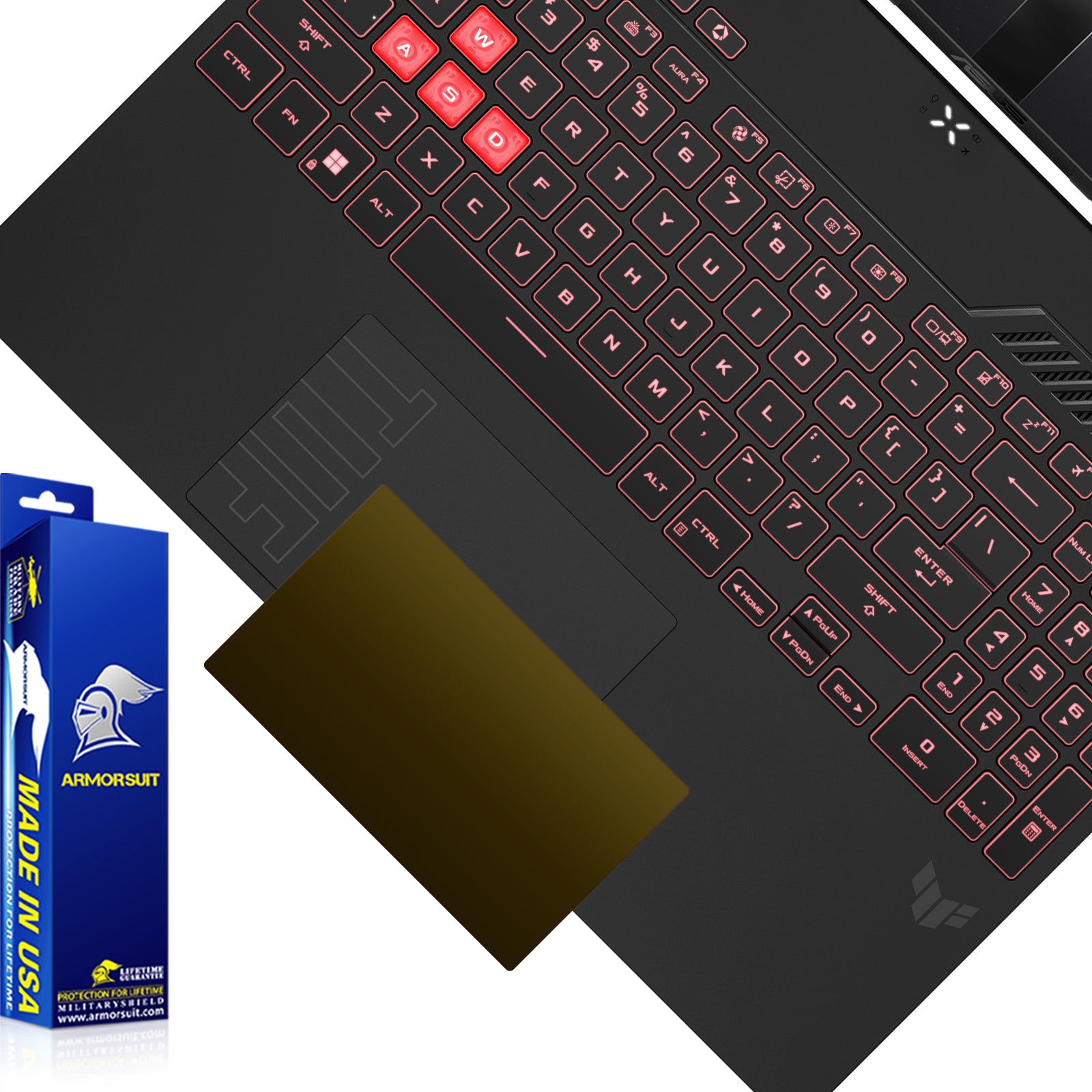 [2 Pack] Armorsuit MilitaryShield Vinyl Skin Wrap Film for Asus TUF Gaming A16 (2024) [NOT FOR FA608]