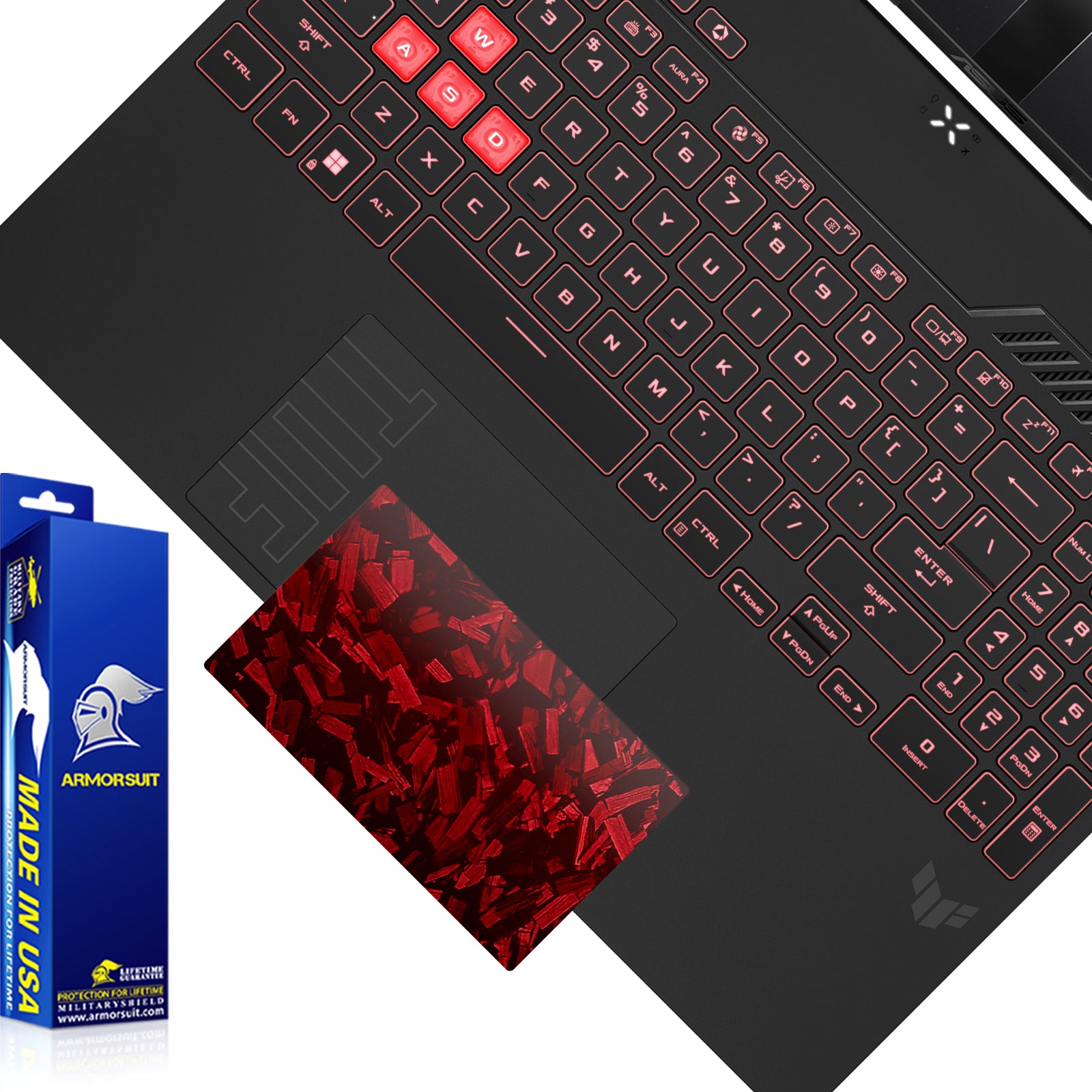 [2 Pack] Armorsuit MilitaryShield Vinyl Skin Wrap Film for Asus TUF Gaming A16 (2024) [NOT FOR FA608]