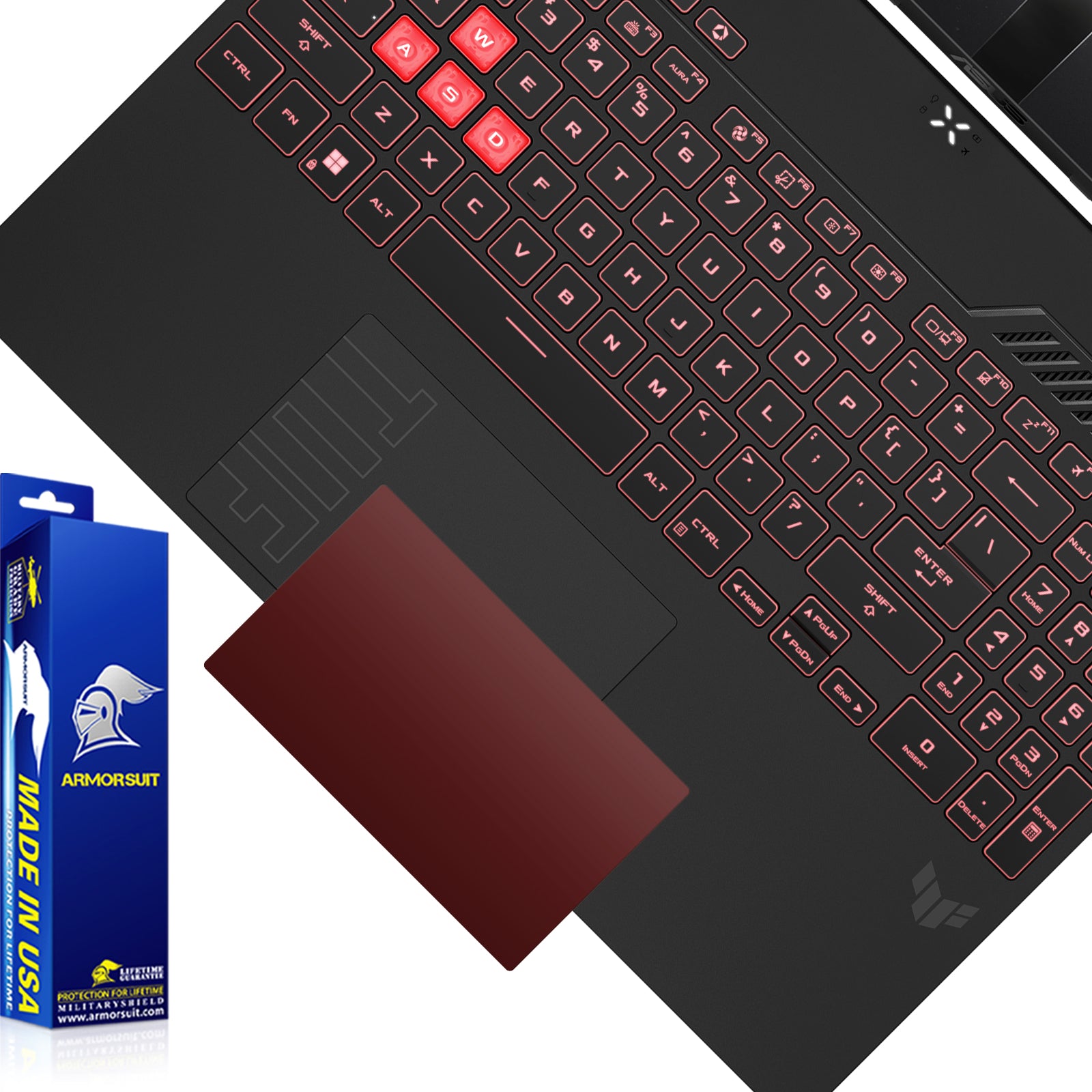 [2 Pack] Armorsuit MilitaryShield Vinyl Skin Wrap Film for Asus TUF Gaming A16 (2024) [NOT FOR FA608]