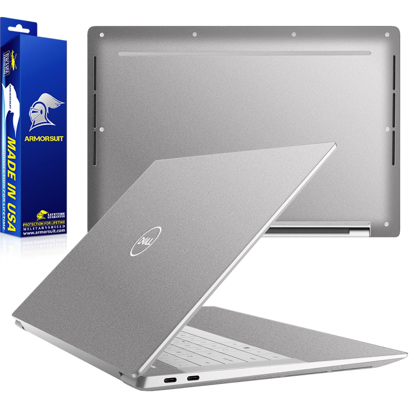 [2 Pack] Armorsuit MilitaryShield Vinyl Skin Wrap Film for Dell XPS 14 (2024)