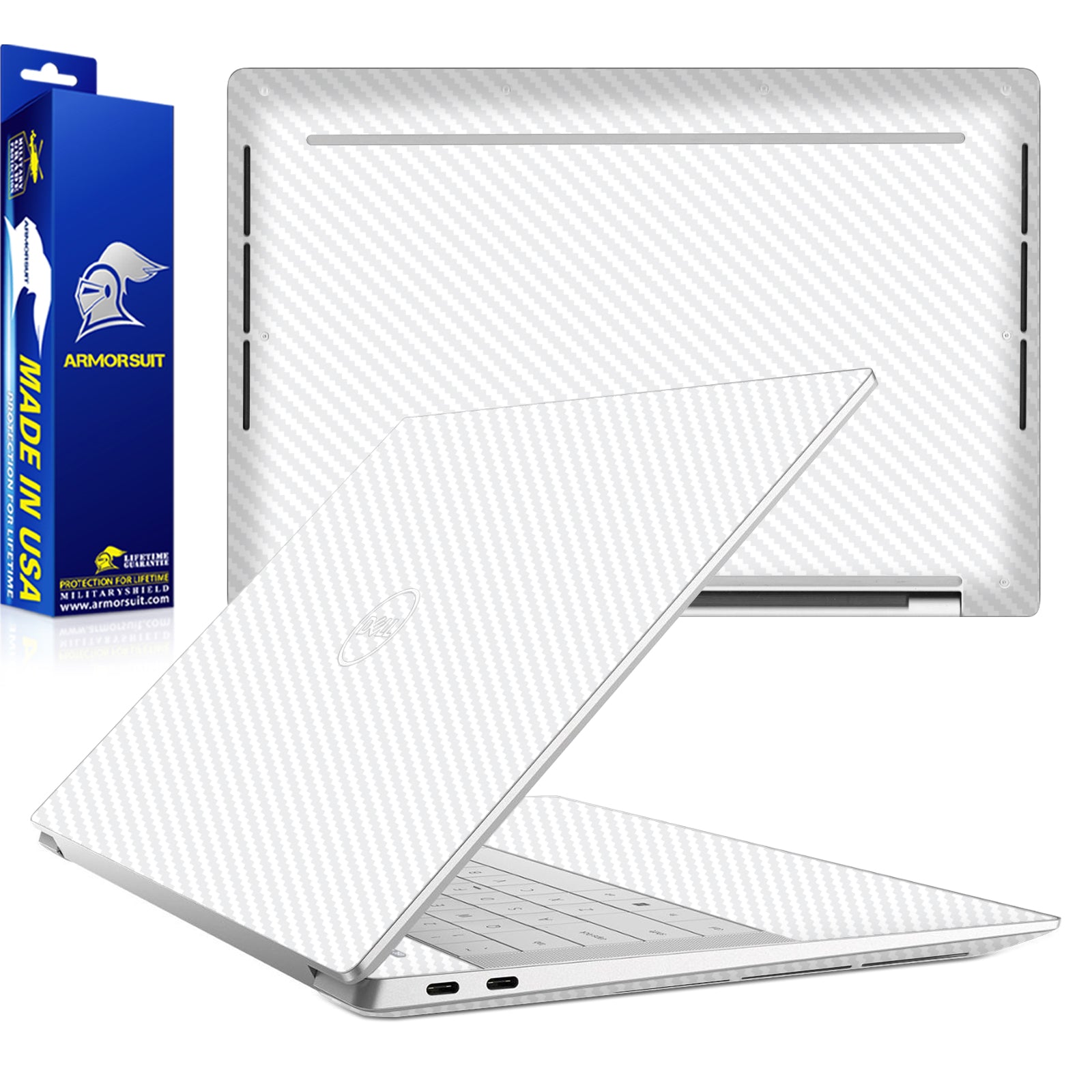 [2 Pack] Armorsuit MilitaryShield Vinyl Skin Wrap Film for Dell XPS 14 (2024)