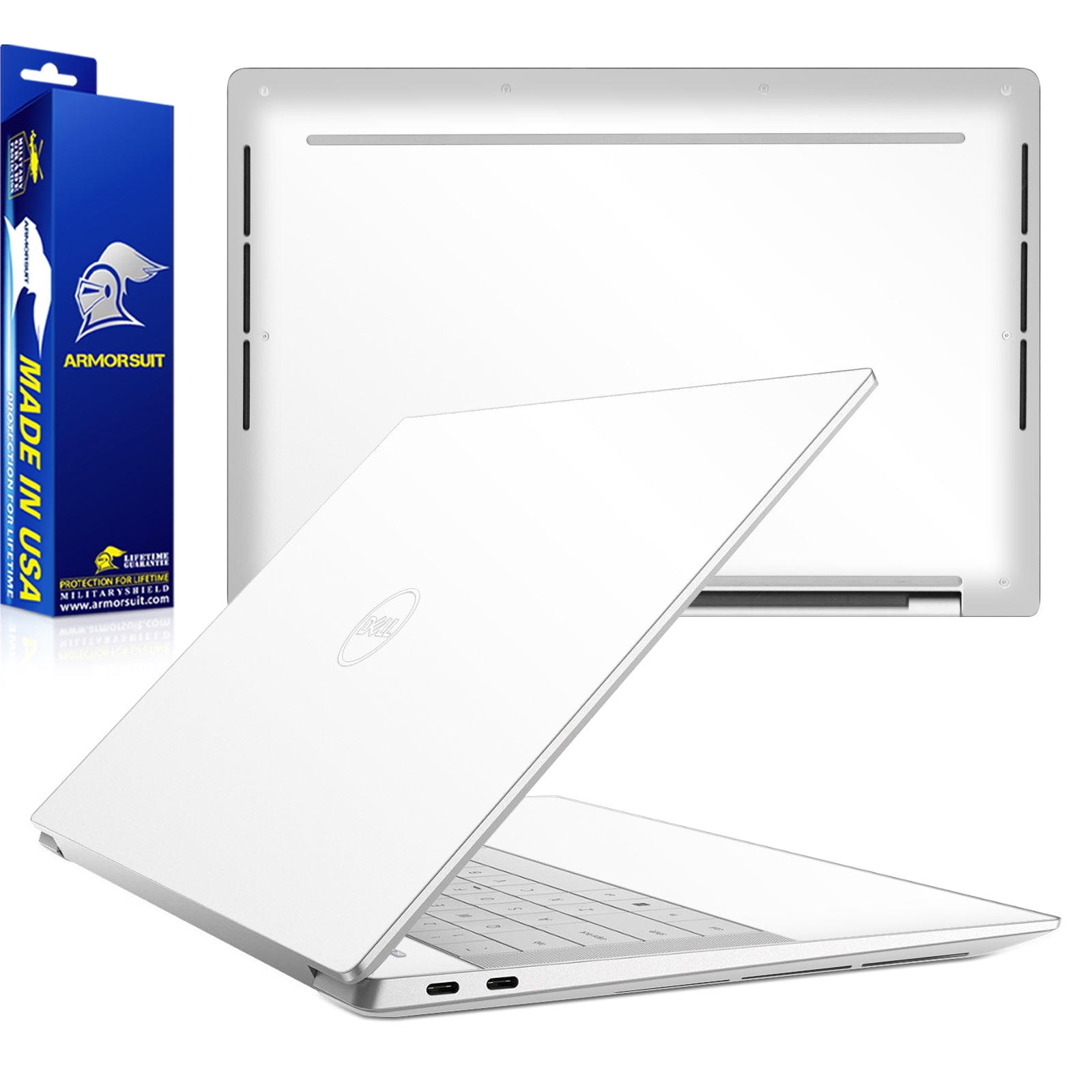 [2 Pack] Armorsuit MilitaryShield Vinyl Skin Wrap Film for Dell XPS 14 (2024)