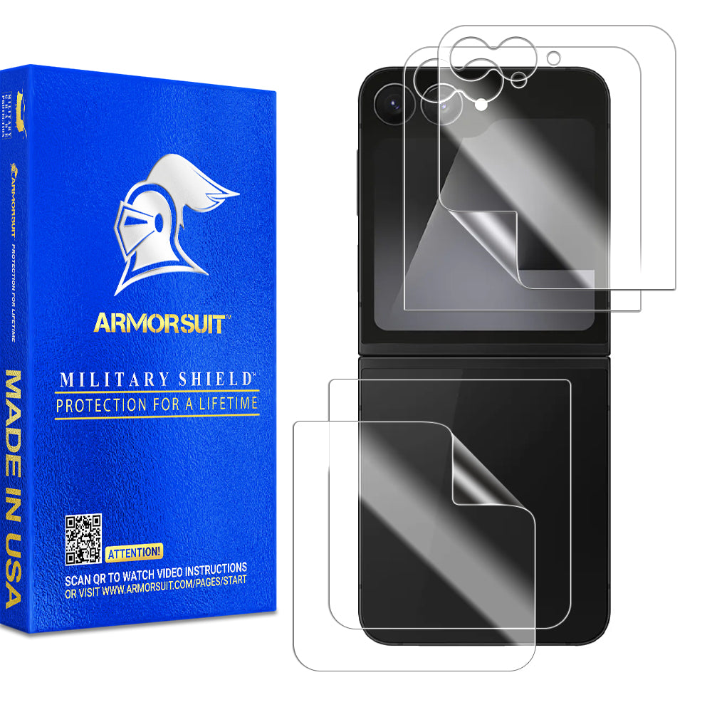 [2+2 Pack] ArmorSuit Samsung Galaxy Z Flip 7 FE (2025) Screen Protector
