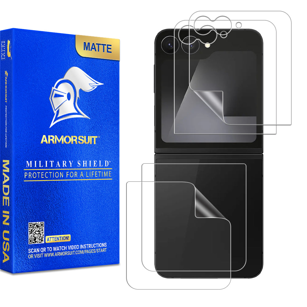[2+2 Pack] ArmorSuit Samsung Galaxy Z Flip 7 FE (2025) Screen Protector