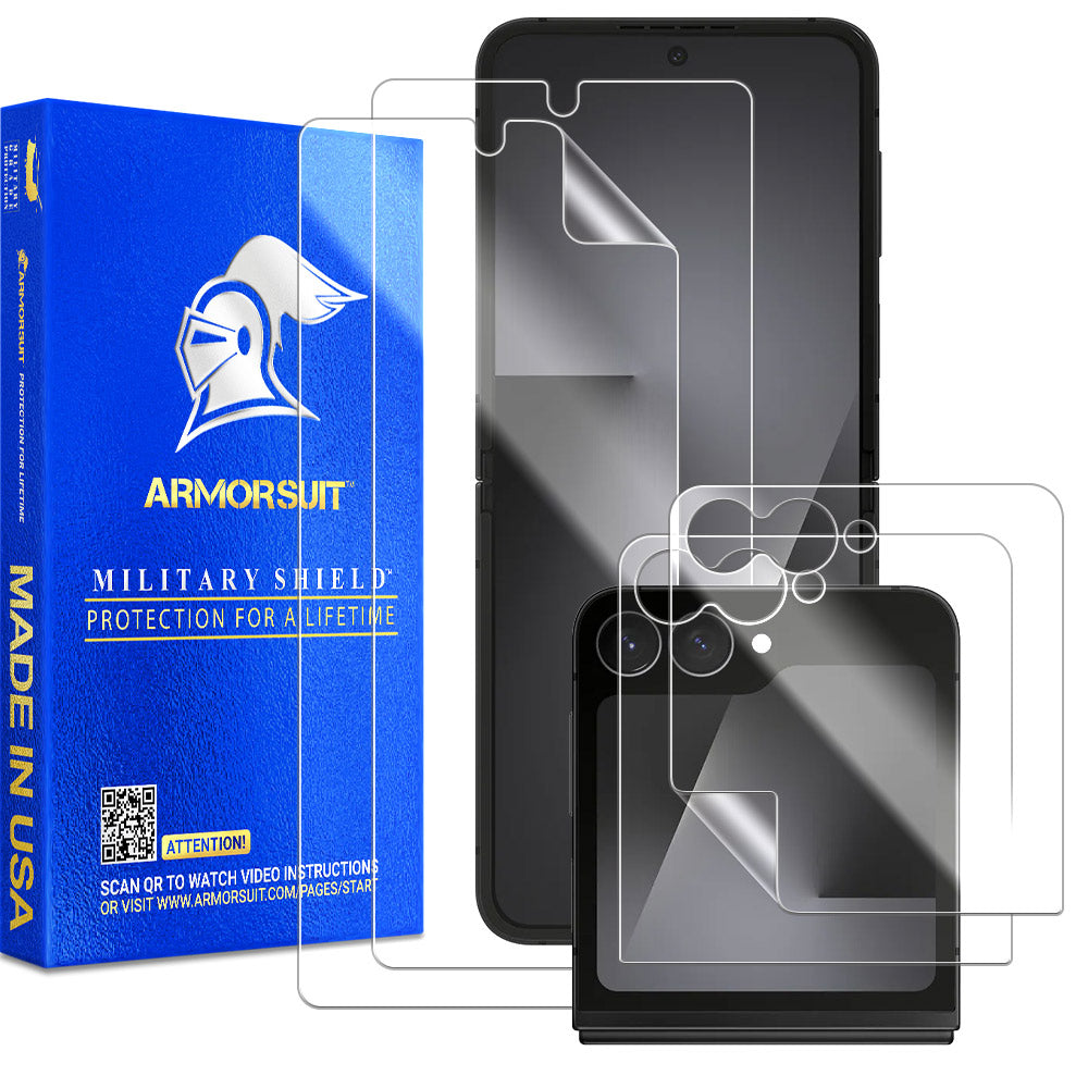 [2+2 Pack] ArmorSuit Samsung Galaxy Z Flip 7 FE (2025) Screen Protector