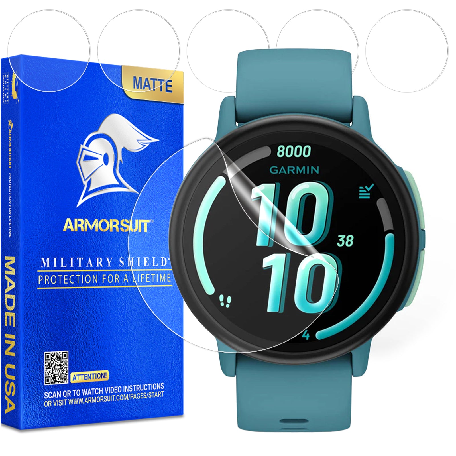 (6 Pack) ArmorSuit Screen Protector designed for Garmin Bounce 2