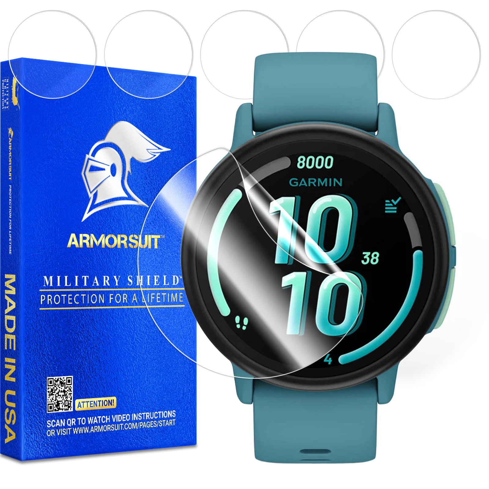 (6 Pack) ArmorSuit Screen Protector designed for Garmin Bounce 2