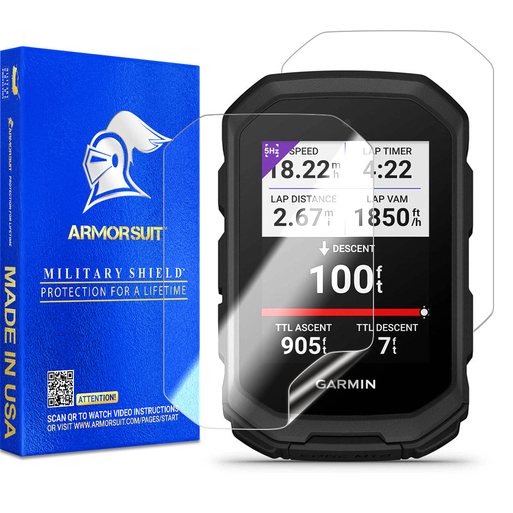 (2 Pack) ArmorSuit Screen Protector designed for Garmin Edge MTB (2025)