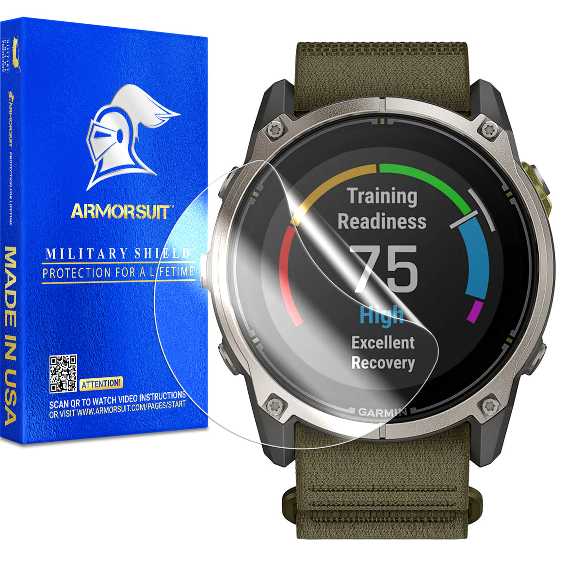 (Pre-Order:10/14) [6 Pack] ArmorSuit MilitaryShield Screen Protector Film For Garmin Enduro 4