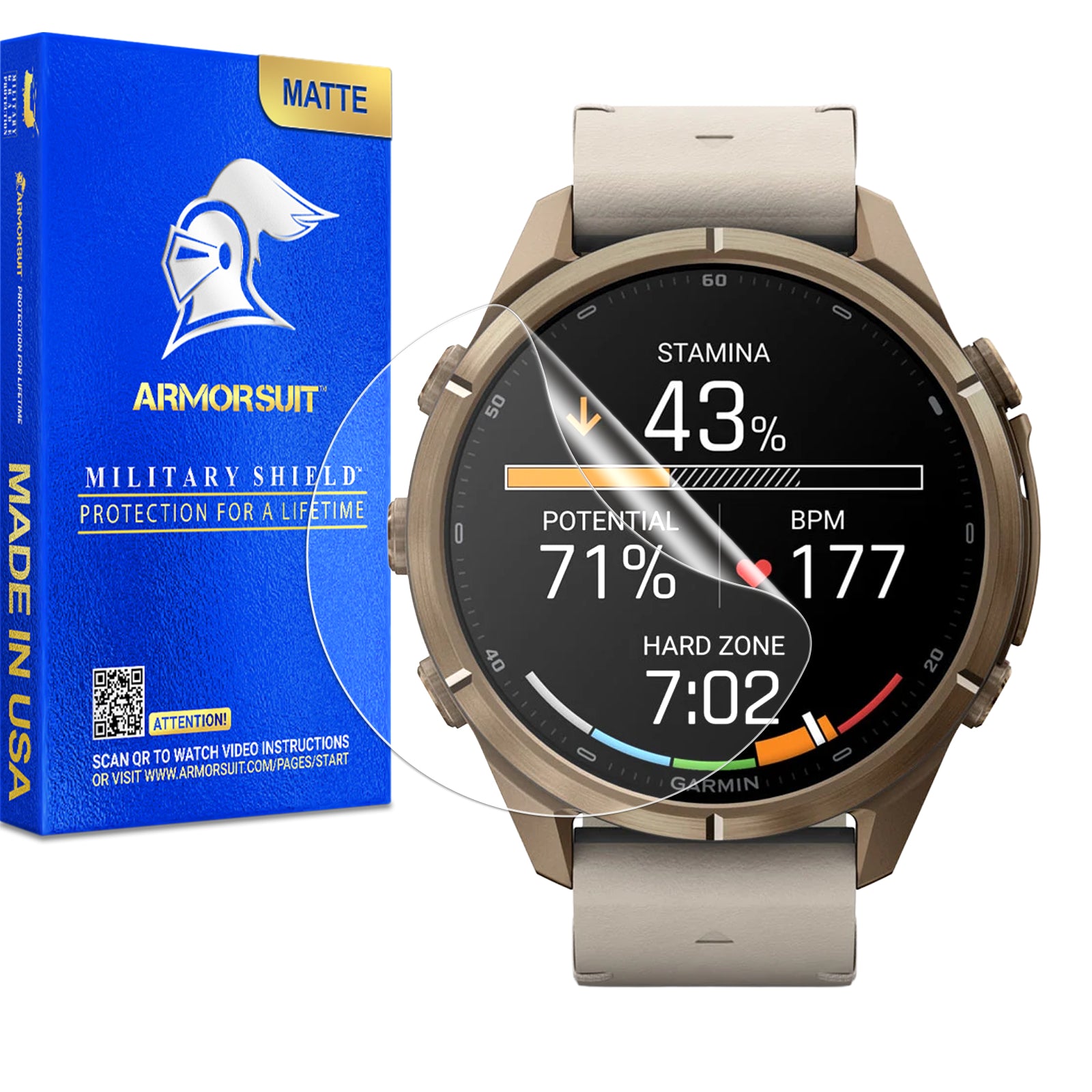 [6 Pack] ArmorSuit MilitaryShield Screen Protector Film For Garmin Fenix 9