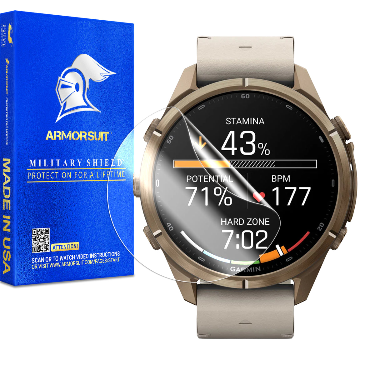 [6 Pack] ArmorSuit MilitaryShield Screen Protector Film For Garmin Fenix 9