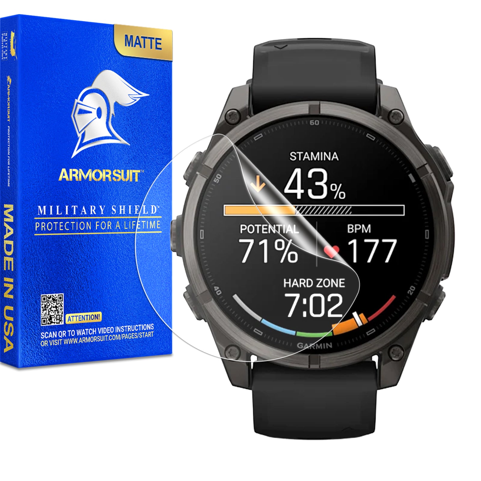 [6 Pack] ArmorSuit MilitaryShield Screen Protector Film For Garmin Fenix 9